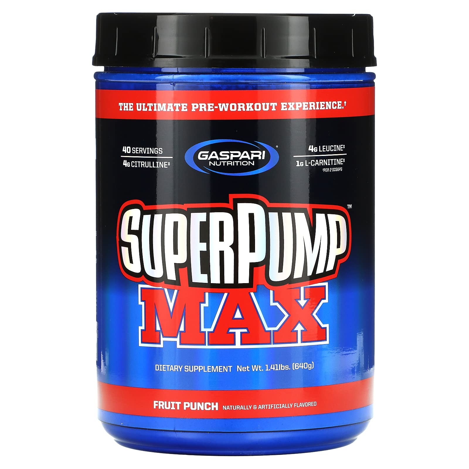 Gaspari Nutrition - SuperPump MAX - The Ultimate Pre Workout Powder, Sustained Energy Gaspari Nutrition buy supplements canada
