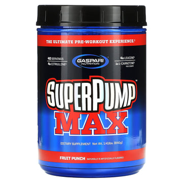 Gaspari Nutrition - SuperPump MAX - The Ultimate Pre Workout Powder, Sustained Energy Gaspari Nutrition buy supplements canada