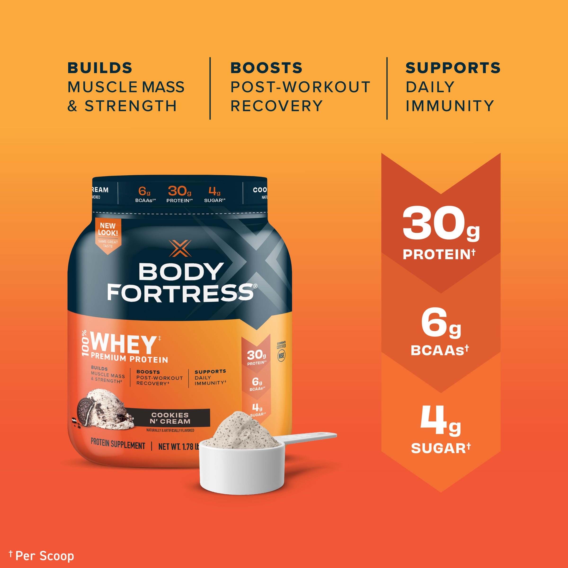 Body Fortress Super Advanced Isolate Protein Powder, Gluten Free, Vanilla Creme Flavored Body Fortress buy supplements canada