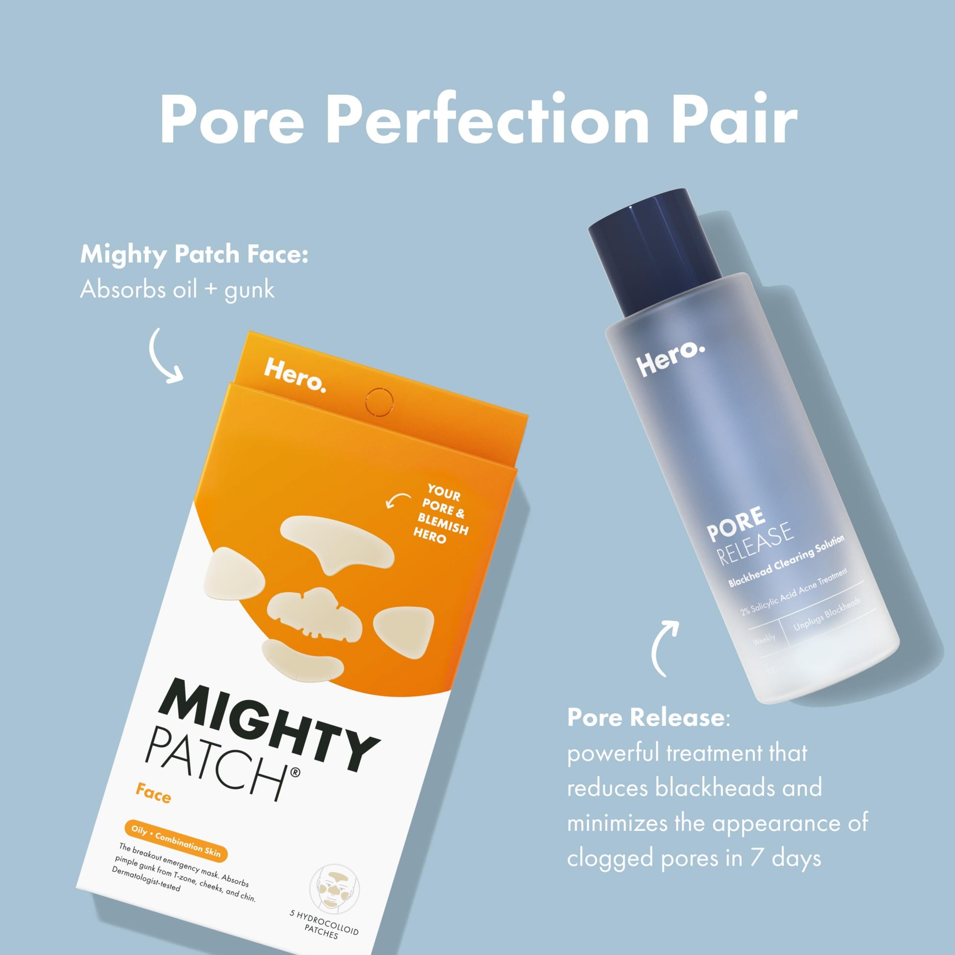 Hero Cosmetics Pore Release Blackhead Clearing Solution, Exfoliating 2% Salicylic Acid Toner Featuring AHA, BHA, and PHA HERO COSMETICS buy supplements canada