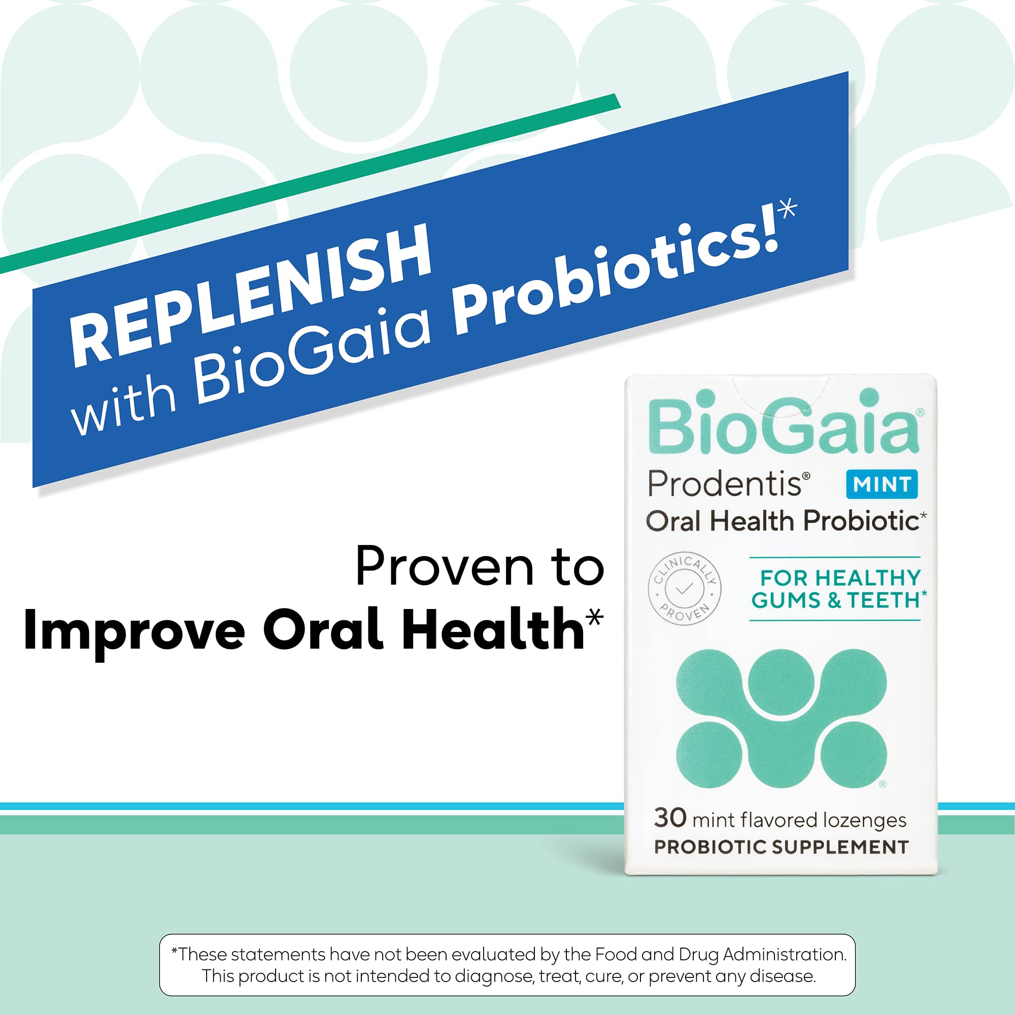 BioGaia Prodentis | Oral Probiotics | Promotes Healthy Gums & Teeth | Defends Against Bad Breath & Dental Problems | Improves Oral Health BioGaia buy supplements canada