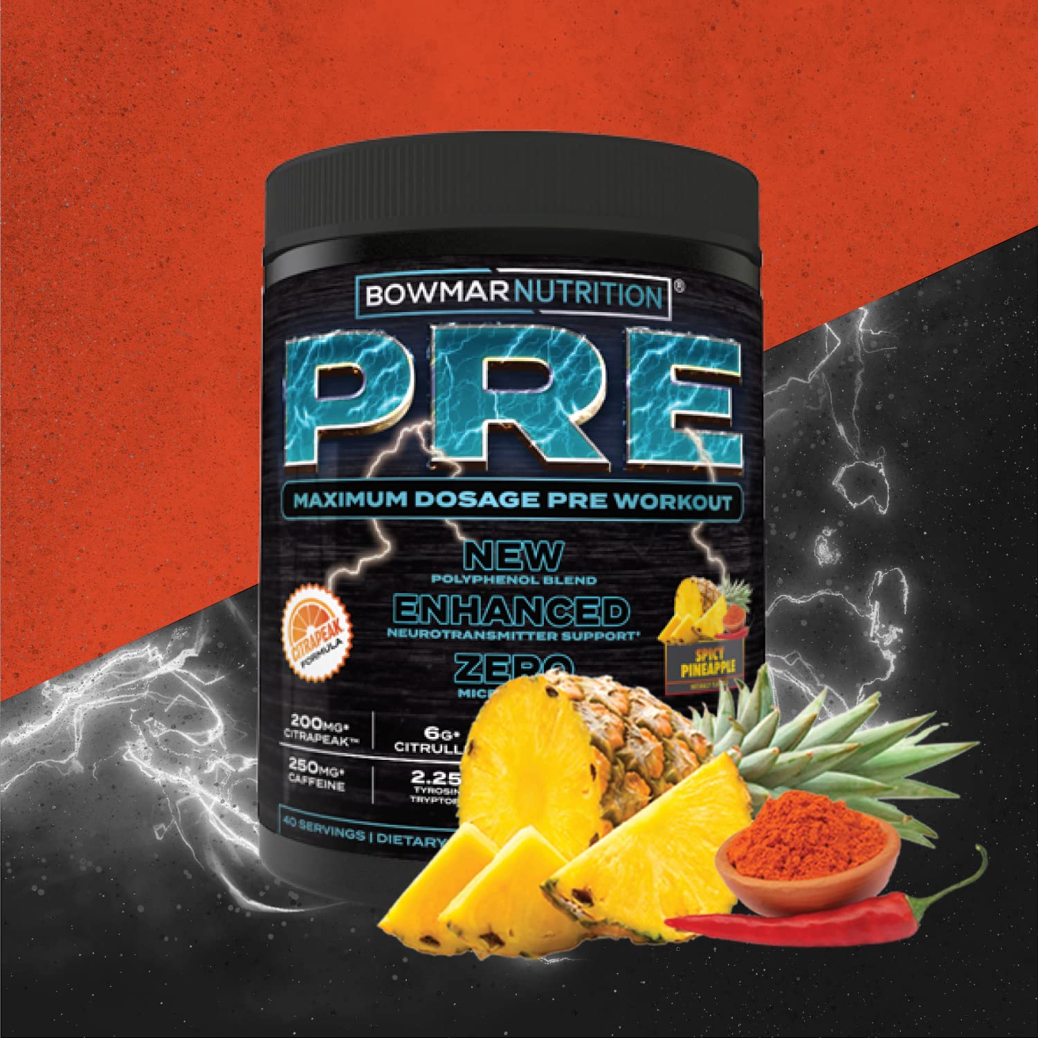 Bowmar Nutrition Pre Workout with Stimulants, Pre Workout Powder, Pump Supplement BOWMAR NUTRITION buy supplements canada