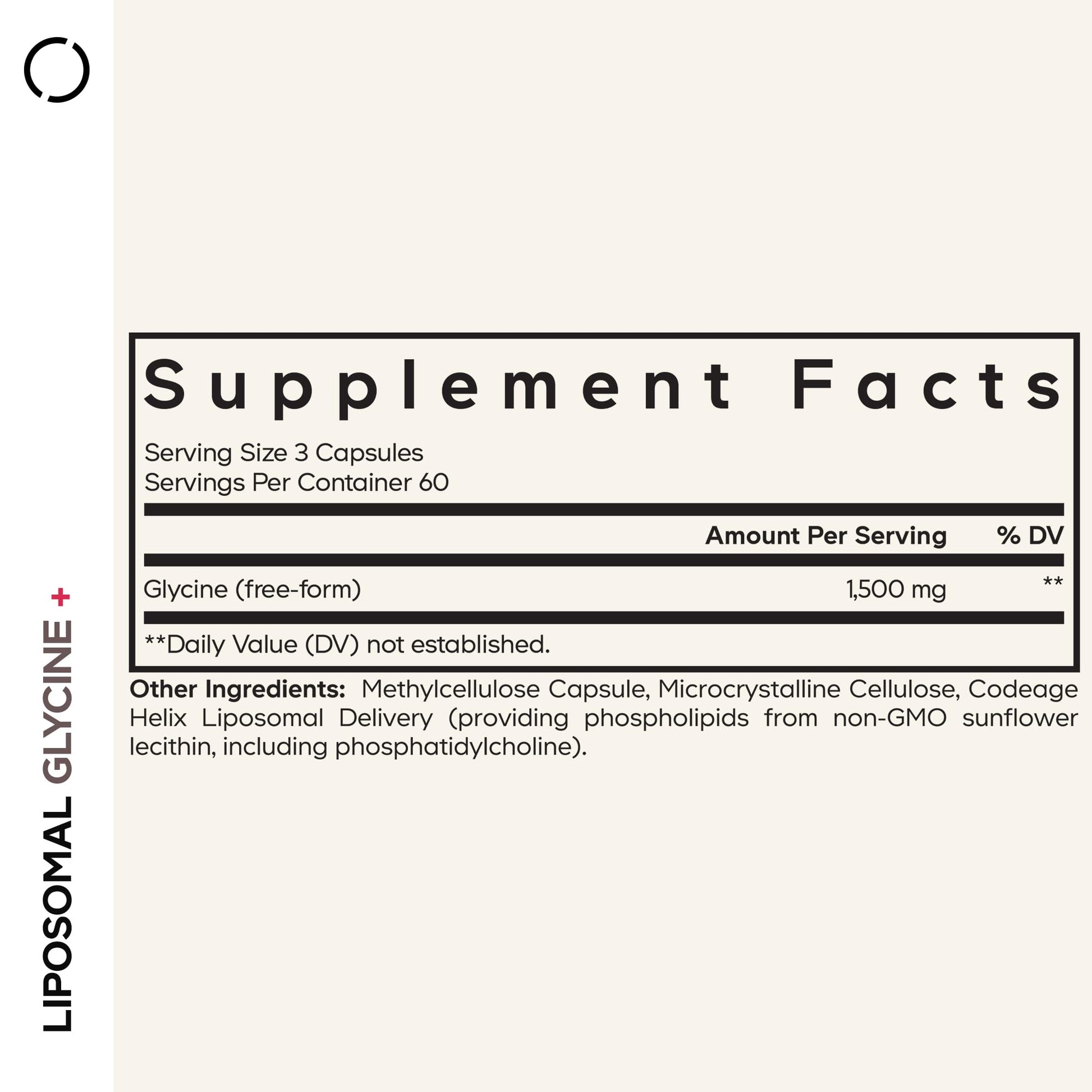 Codeage Liposomal Glycine+ Supplement - Free-Form Glycine 1,500 mg with Liposomal Delivery - 2-Month Supply - Amino Acid Capsules - Protein Support - Glycine Vitamins - 180 Capsules Codeage buy supplements canada