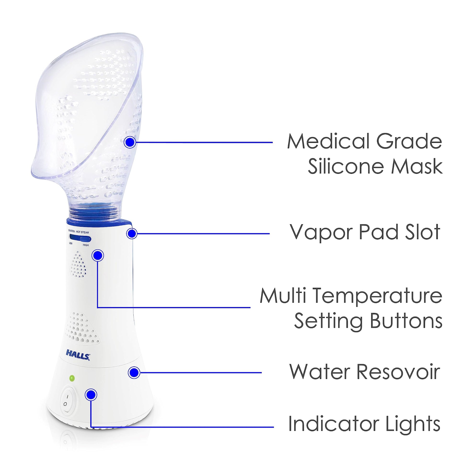Crane x HALLS Corded Personal Steam Inhaler for Sinus, Congestion, Cough, & Cold Relief Crane buy supplements canada