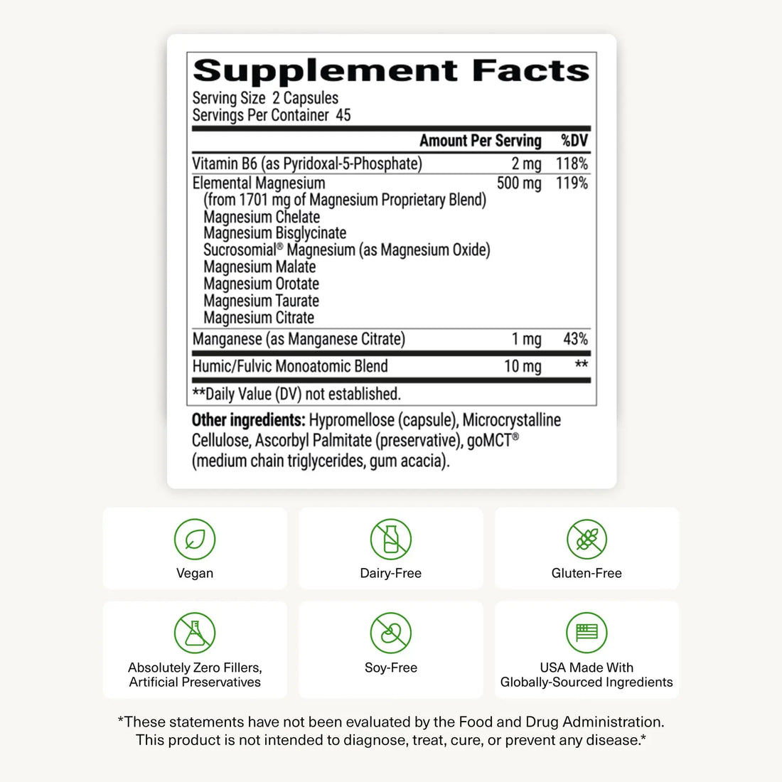 BIOptimizers Magnesium Breakthrough Supplement with 500mg - 7 Forms of Magnesium: Glycinate, Malate, Citrate, and More - Natural Support for Sleep and Cognitive Function -90 Capsules- Calming Vitamins BIOptimizers buy supplements canada