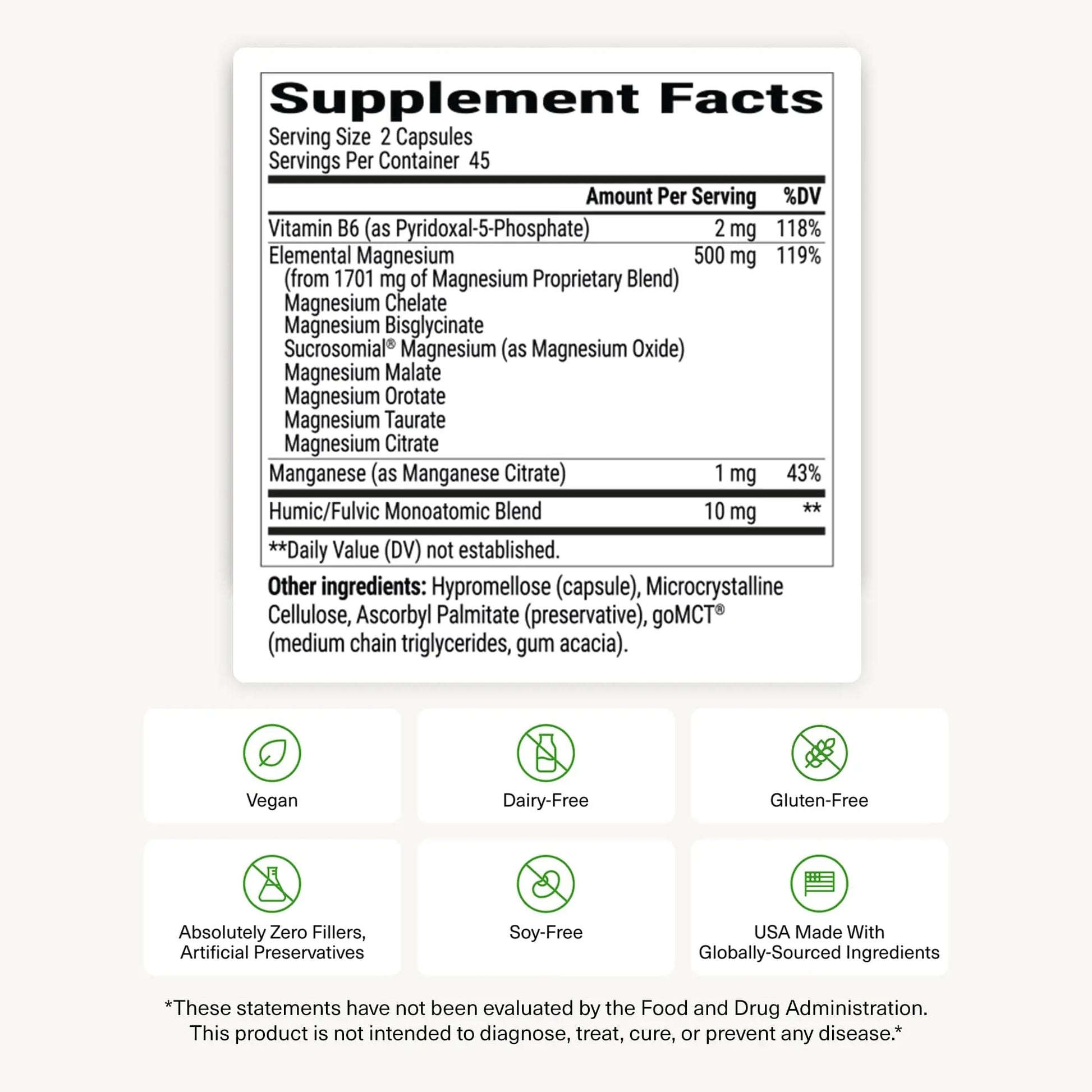 BIOptimizers Magnesium Breakthrough Supplement with 500mg - 7 Forms of Magnesium: Glycinate, Malate, Citrate, and More - Natural Support for Sleep and Cognitive Function -90 Capsules- Calming Vitamins BIOptimizers buy supplements canada