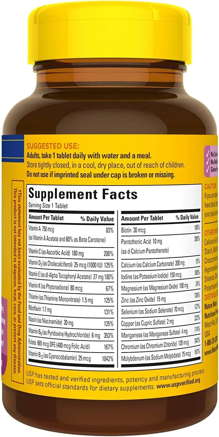 Nature Made Multi for Her 50+ Vitamin/Mineral Tablets 90 ea (Pack of 4) Nature Made buy supplements canada