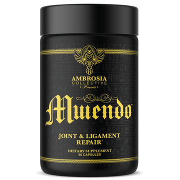 Ambrosia Mwendo - Joint & Ligament Repair | Strengthen Tendons & Increase Soft Tissue Extensibility | Muscle Soreness, & Recovery Time with BioCell Collagen | 90 Veggie Capsules Ambrosia buy supplements canada