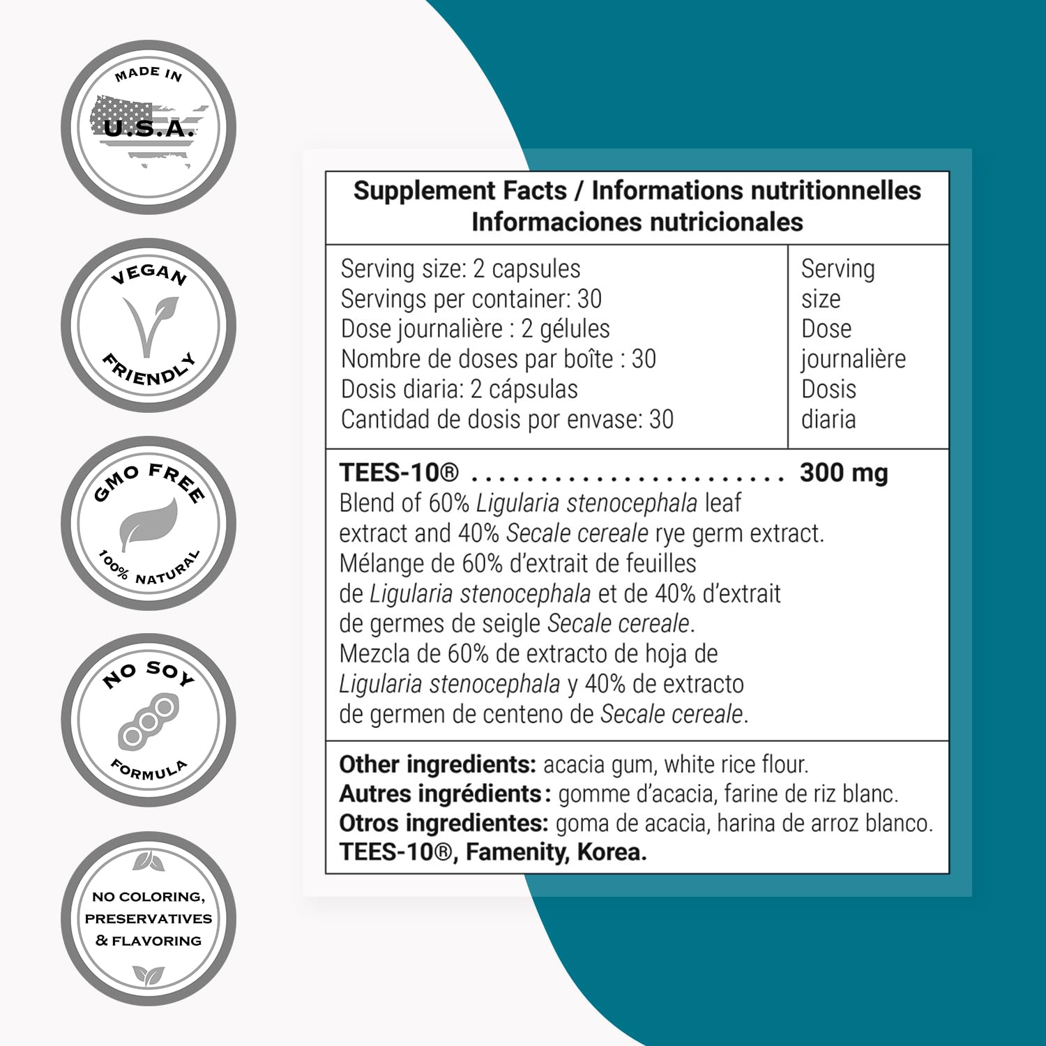 Supersmart - Dental & Gingival Formula (Patented) - Oral Care Supplement - with TEES-10 | Non-GMO & Vegan - 60 Vegetarian Capsules Supersmart buy supplements canada