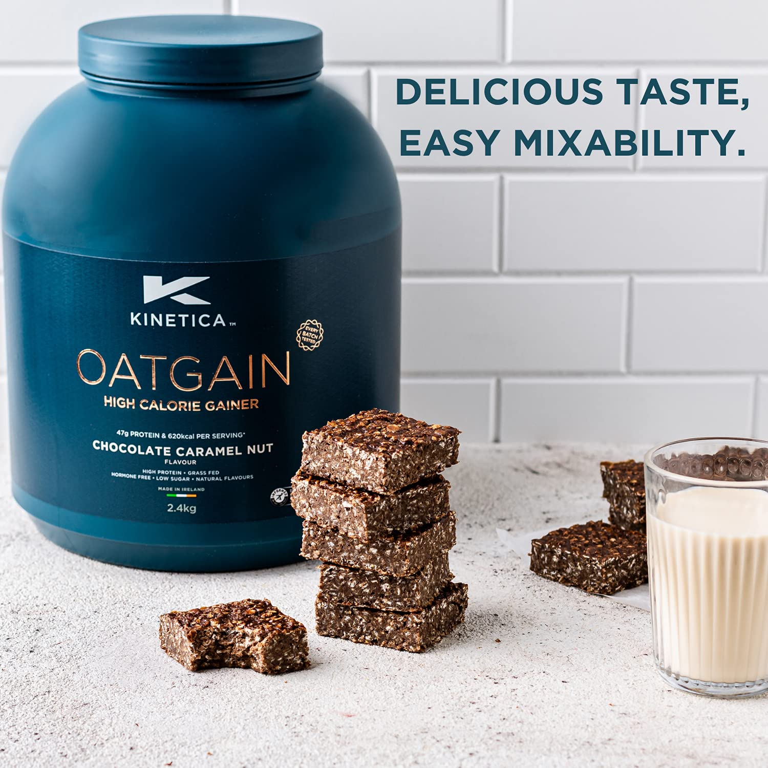 Kinetica OatGain Weight Gainer 600+ Calories & 47g Protein per Serving, 2.4 kg Kinetica buy supplements canada