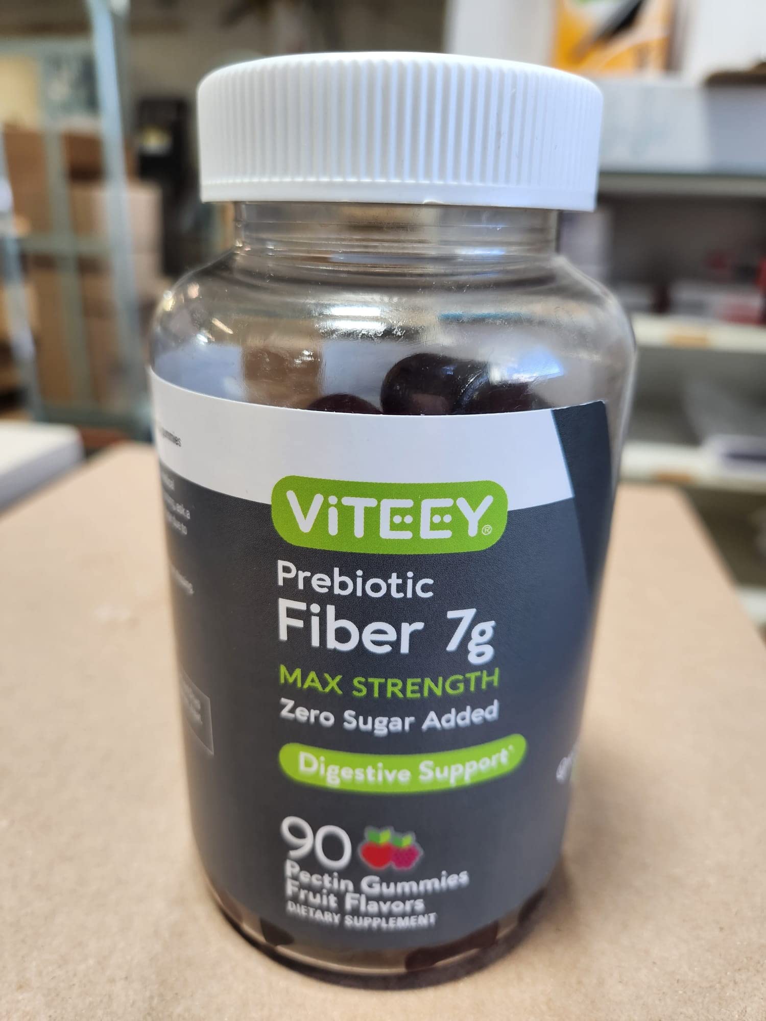 Prebiotic Fiber Gummies 7G Extra Strength [Zero Sugar Added] Digestive Heath Regularity Viteey buy supplements canada