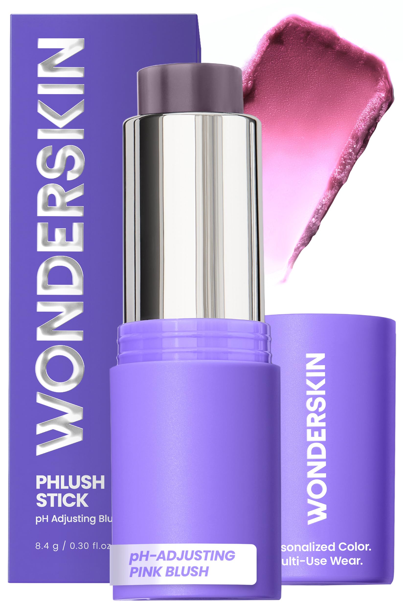 Wonderskin Cream Blush Stick pH-Activated - pHlush Stick Multi-Use, Blush for Cheeks and Lips, Cooling Nourishing Color-Adjusting Makeup Wonderskin buy supplements canada