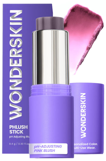 Wonderskin Cream Blush Stick pH-Activated - pHlush Stick Multi-Use, Blush for Cheeks and Lips, Cooling Nourishing Color-Adjusting Makeup Wonderskin buy supplements canada
