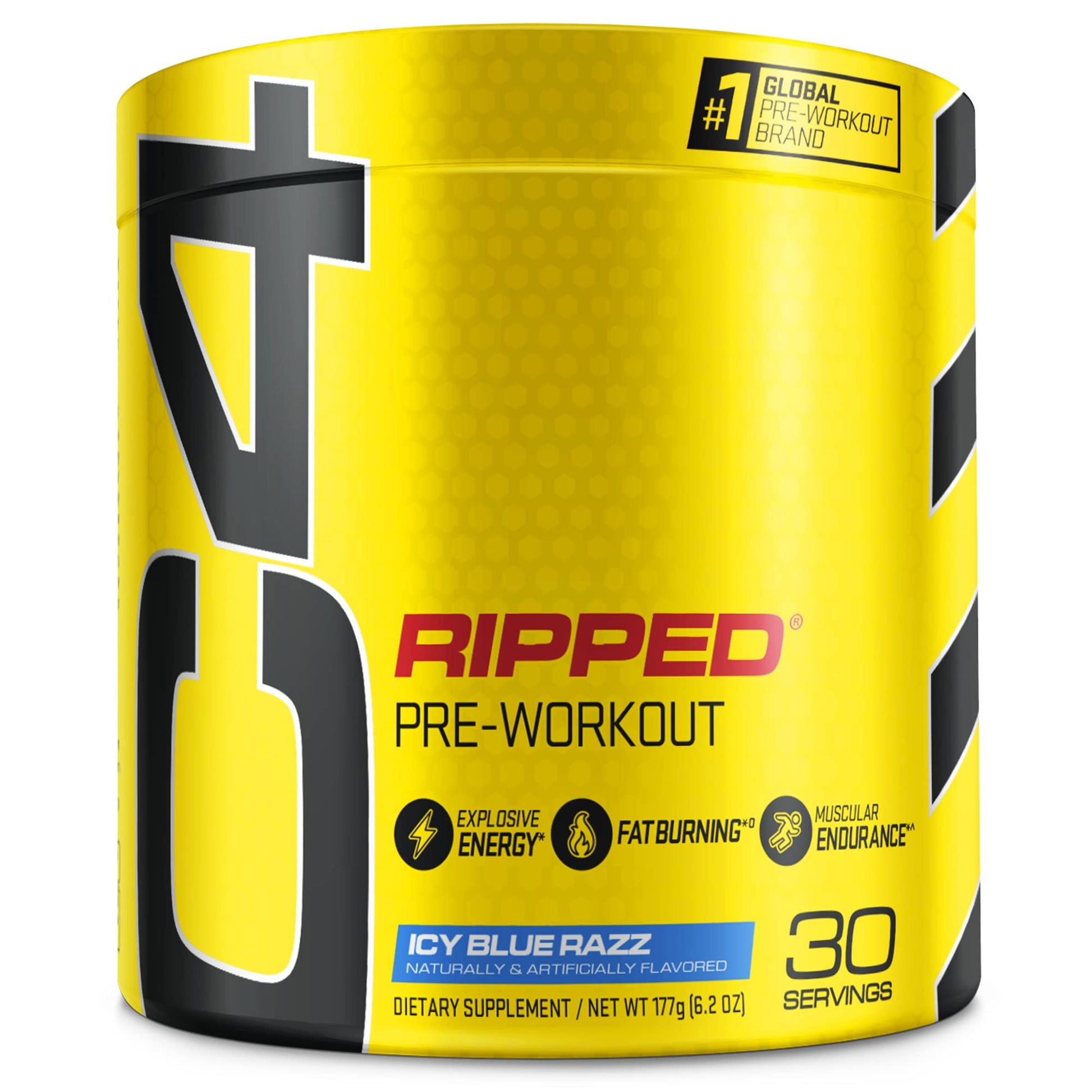Cellucor C4 Ripped Pre Workout Powder ICY Blue Razz | Creatine Free + Sugar Free Cellucor buy supplements canada