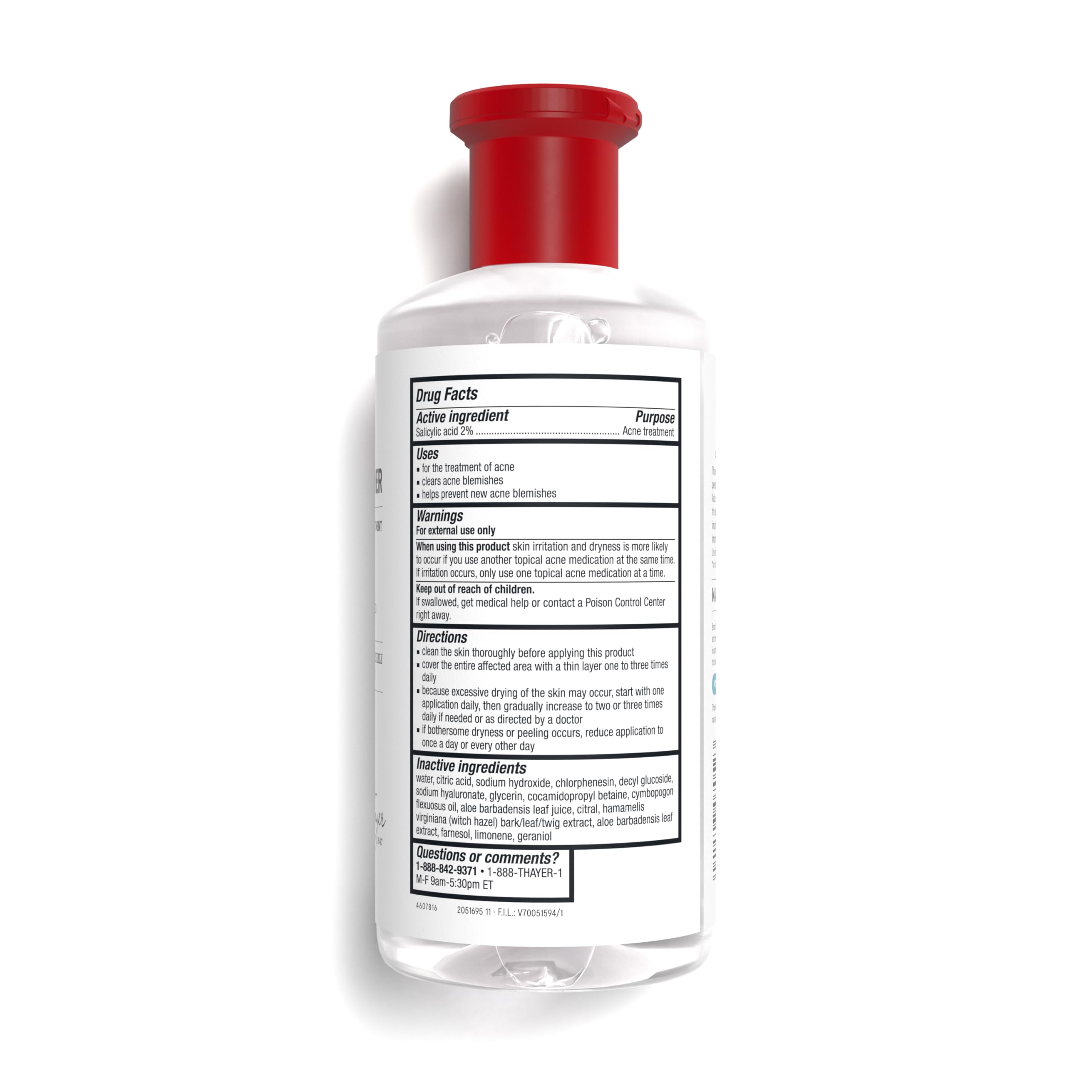 Thayers Blemish Clearing Salicylic Acid Toner, Acne Treatment Face Toner with 2% Salicylic Acid THAYERS buy supplements canada