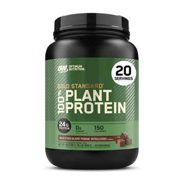 Optimum Nutrition Gold Standard 100% Plant Based Protein Powder, Gluten Free, Vegan Protein for Muscle Support and Recovery with Amino Acids - Rich Chocolate Fudge, 20 Servings (Packaging May Vary) Optimum Nutrition buy supplements canada