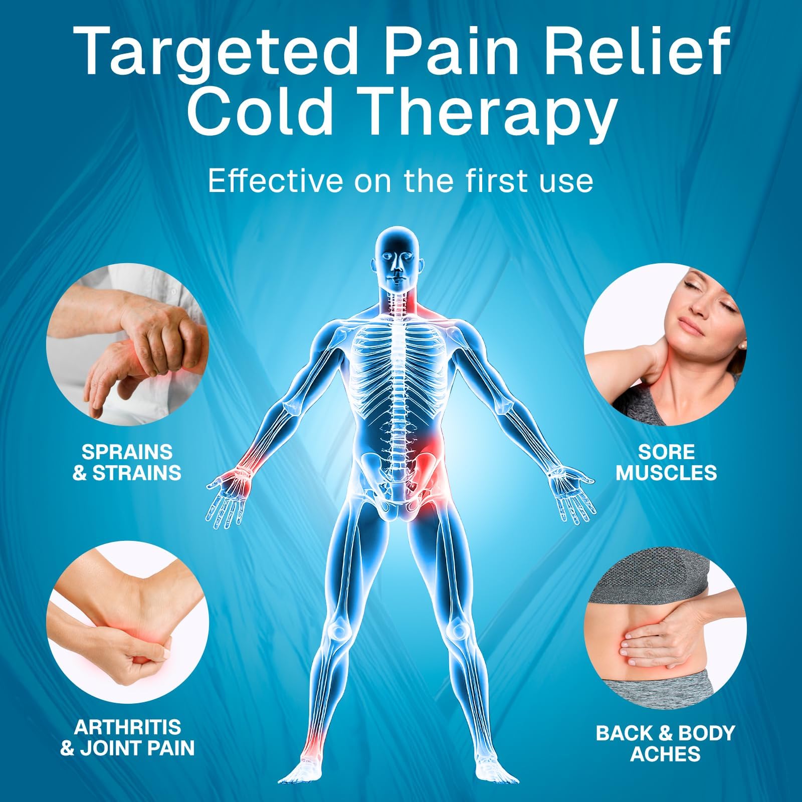 Ultra Freeze Roll-On Pain Relief Gel (3oz) - Joint & Muscle Therapy Rub for Arthritis, Neuropathy, Foot, and Joint - Cooling Topical Anti-Inflammatory (2 Pack) Ultra Freeze buy supplements canada
