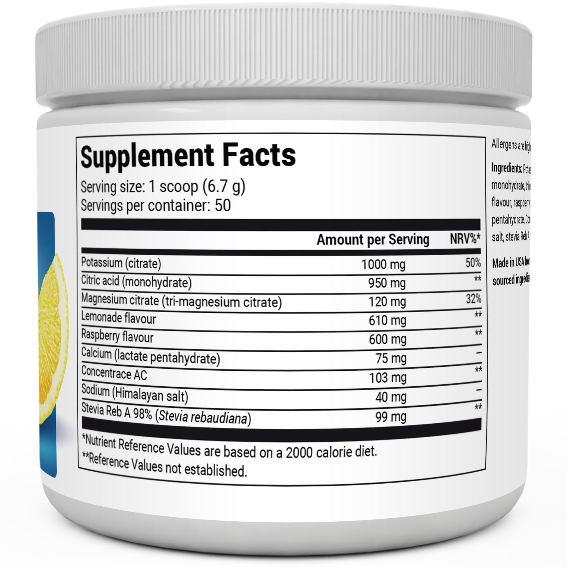 Dr. Berg Electrolyte Powder - Electrolyte Drink Supplements with 1000mg Potassium Dr. Berg Nutritionals buy supplements canada