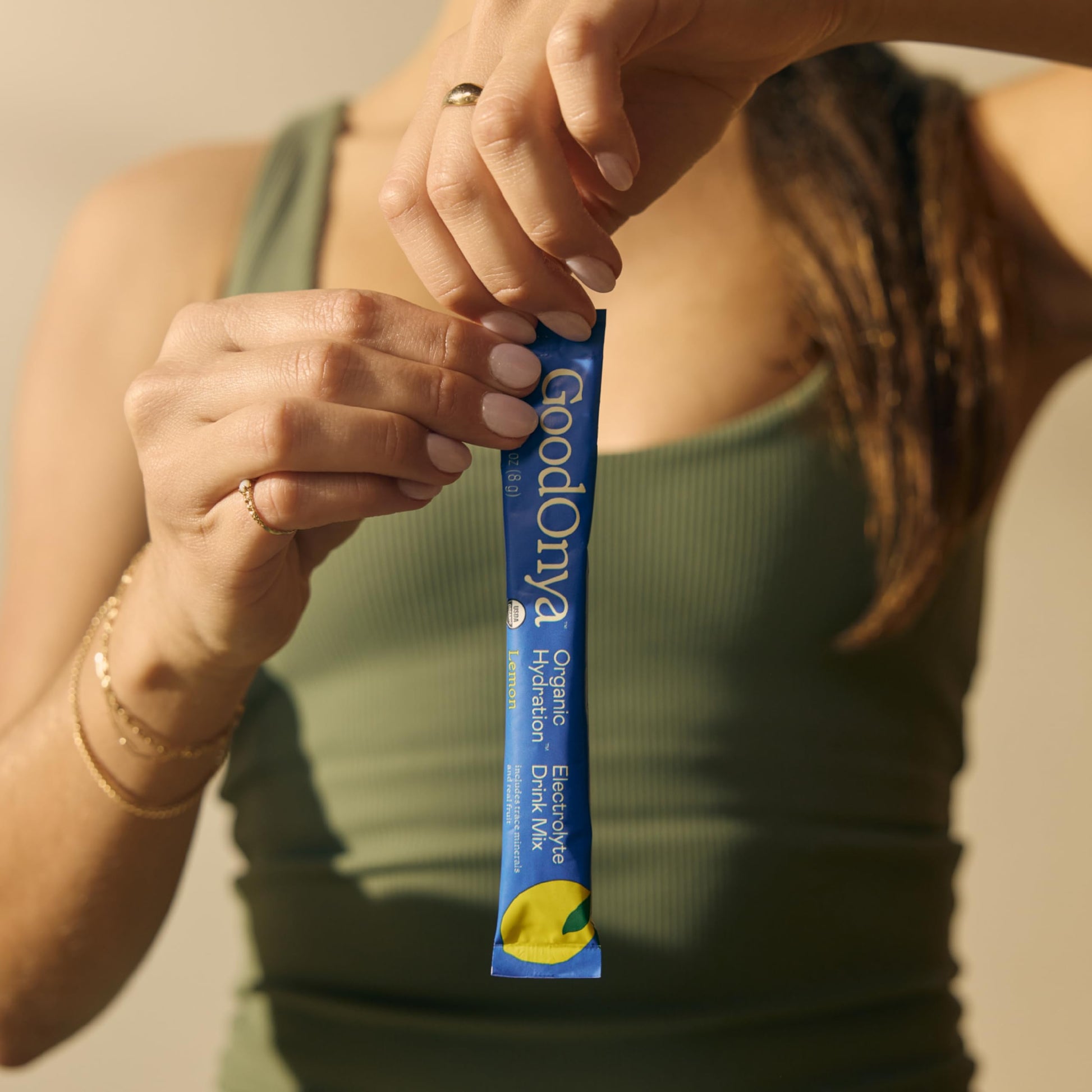 GOODONYA Organic Hydration Electrolyte Drink Mix, Certified Organic Hydration Powder, Non-GMO, Biochecked Glyphosate Free, Low Sugar, Lemonade Flavor, No Artificial Flavors,12 Stick Packs GOODONYA buy supplements canada