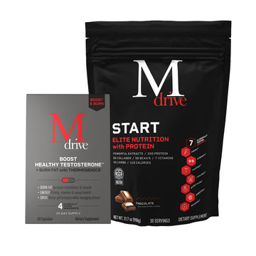 Mdrive Boost & Burn for Men Start Everyday Nutrition & Protein Powder - Natural Energy Mdrive buy supplements canada