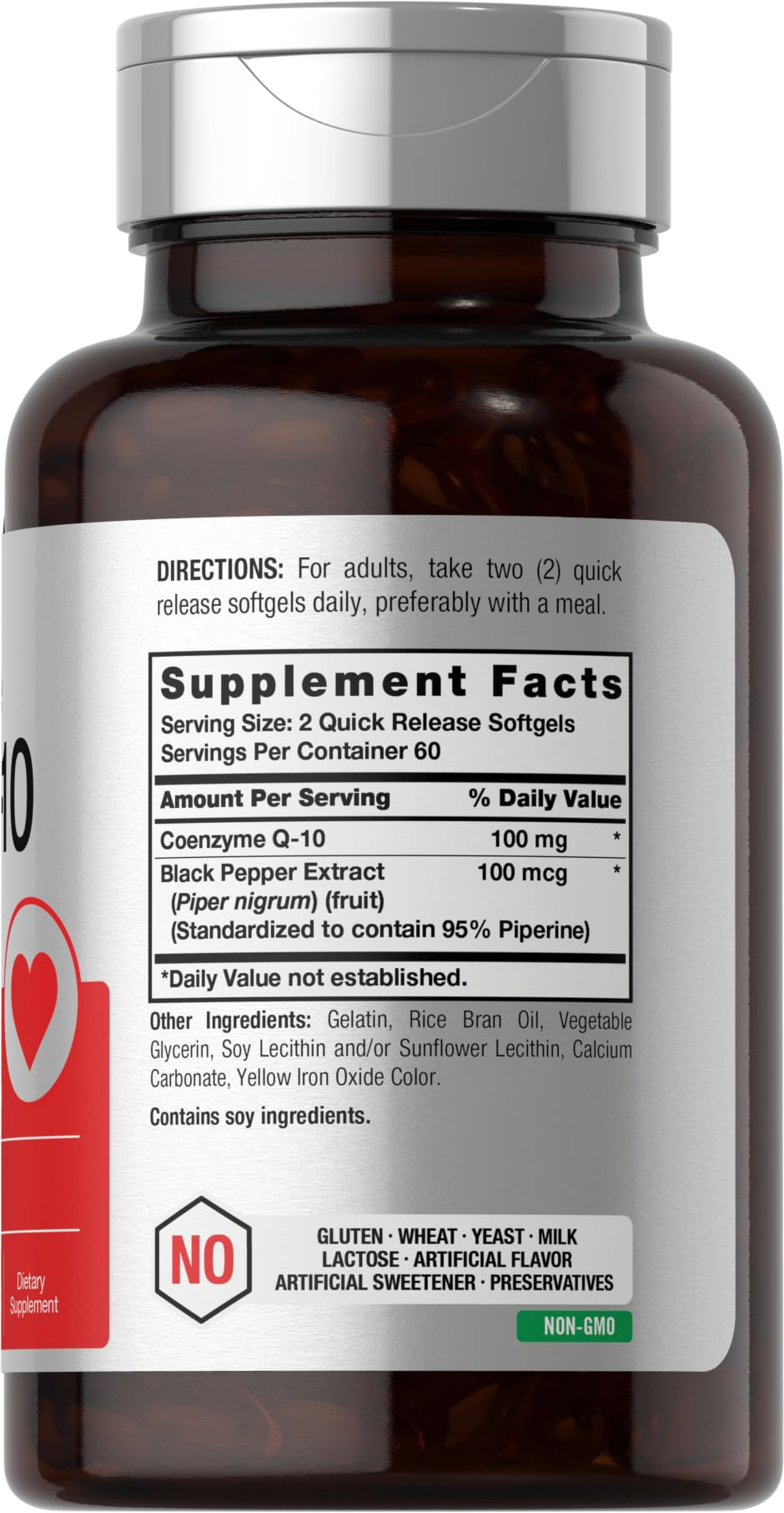 Horbäach CoQ10 100mg Softgels | 120 Count | Non-GMO and Gluten Free Supplement Horbäach buy supplements canada