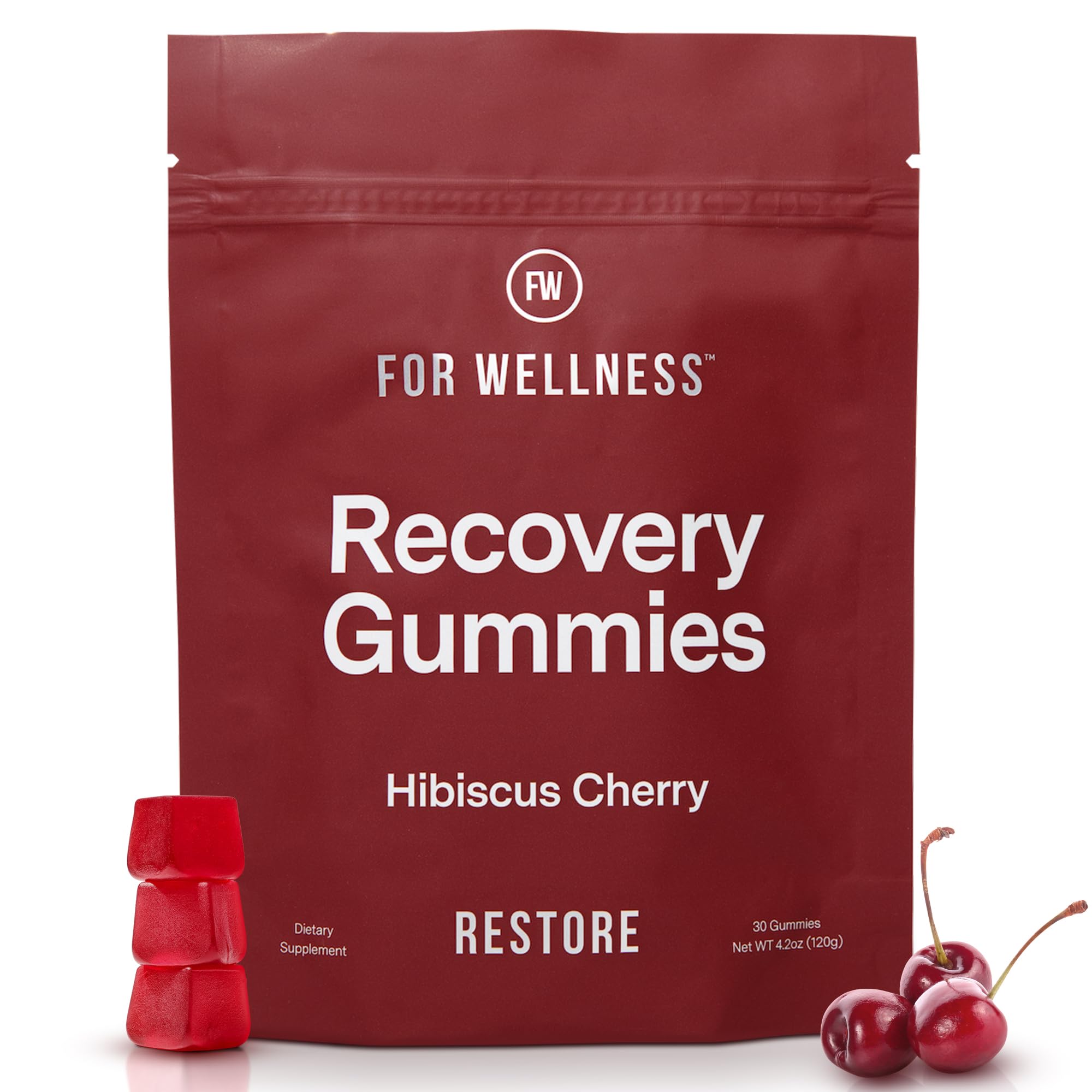 For Wellness Recovery Gummies Restore | Tart Cherry Energy Supplements with Electrolytes for Muscle Soreness, Post-Workout Performance & Recovery For Wellness buy supplements canada