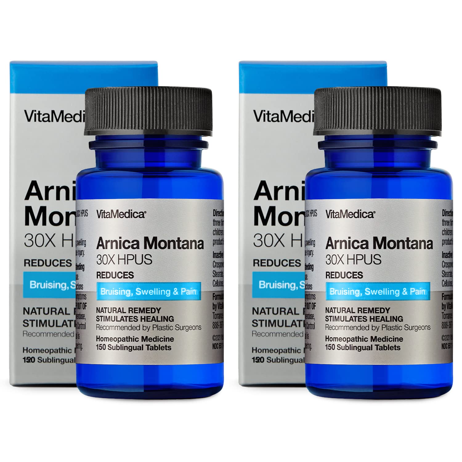 VitaMedica Arnica Montana 30X Homeopathic Tablets for Bruising Pain and Swelling | Plant Based Formula VitaMedica buy supplements canada