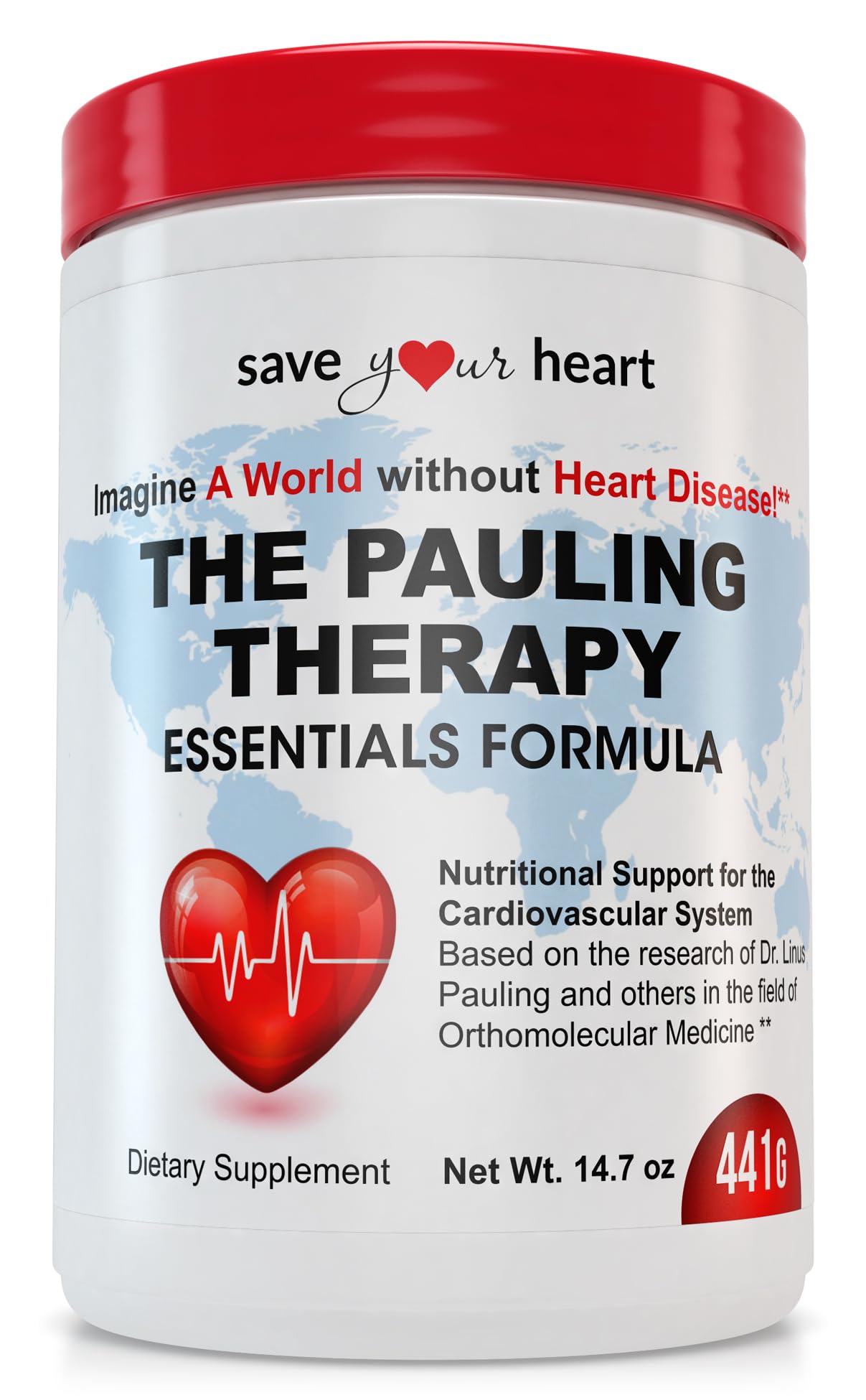 SAVE YOUR HEART Cardio Heart Health Powder Supplement - The Pauling Therapy Essentials Formula (PTEF) Healthy Vitamin C, B-12, L-Lysine, L-Arginine, Magnesium, Zinc + Vitamins, Minerals & Antioxidants SAVE YOUR HEART buy supplements canada