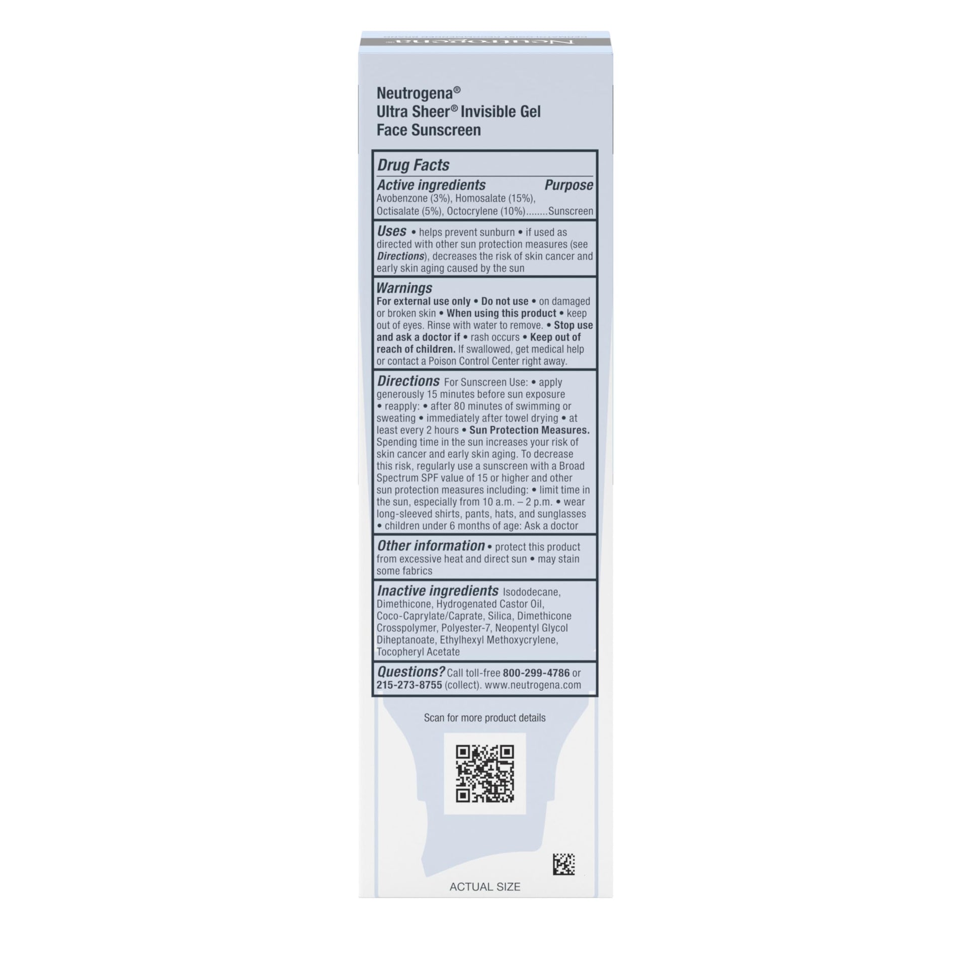 Neutrogena Ultra Sheer Invisible Gel Face Sunscreen SPF 40, Facial Sunscreen & Moisturizer Neutrogena buy supplements canada