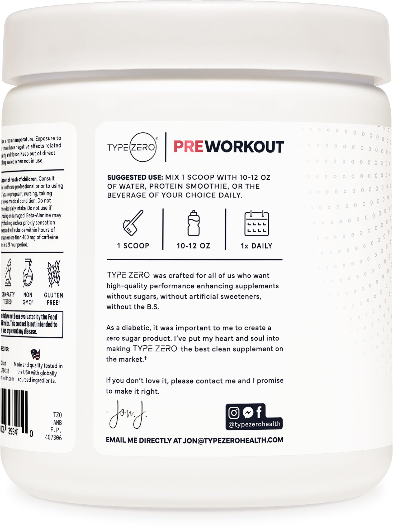 Type Zero AminoBurn (Watermelon Flavored) - Vegan Amino Acids BCAA Drink Sugar-Free Energy Drink Powder & Amino Acids Supplement - Natural Energy Type Zero buy supplements canada