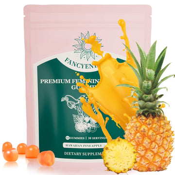 Shytrouy Premium Feminine Balance Gummies for Women, Vaginal Probiotics - pH Balance & Immune Defense Support for Feminine Health, Hawaiian Pineapple Flavor - 60 Count Shytrouy buy supplements canada