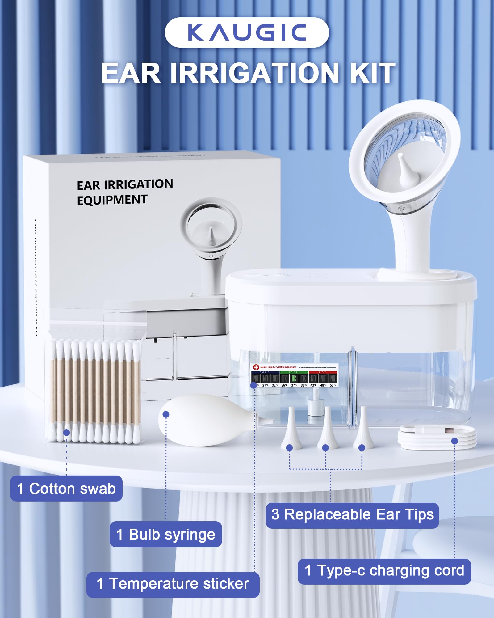 Water Powered Ear Cleaner, Ear Wax Removal Kit with Sewage System KAUGIC buy supplements canada