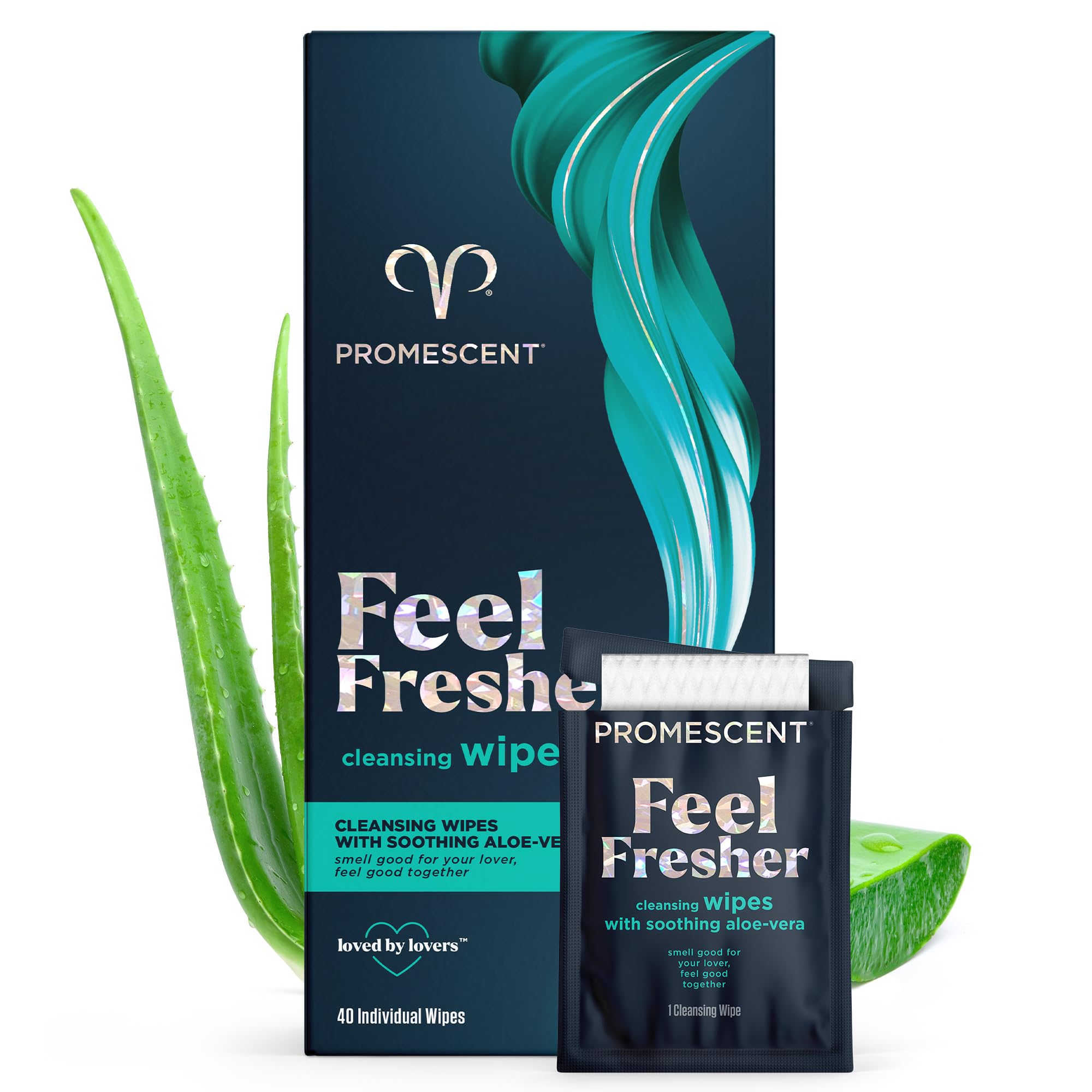 Promescent After Sex Clean Up Wipes Individually Wrapped Made with Aloe Vera, Gentle pH Balanced Formula Sex Wipes for Men, Women & Couples (40 Count) Promescent buy supplements canada