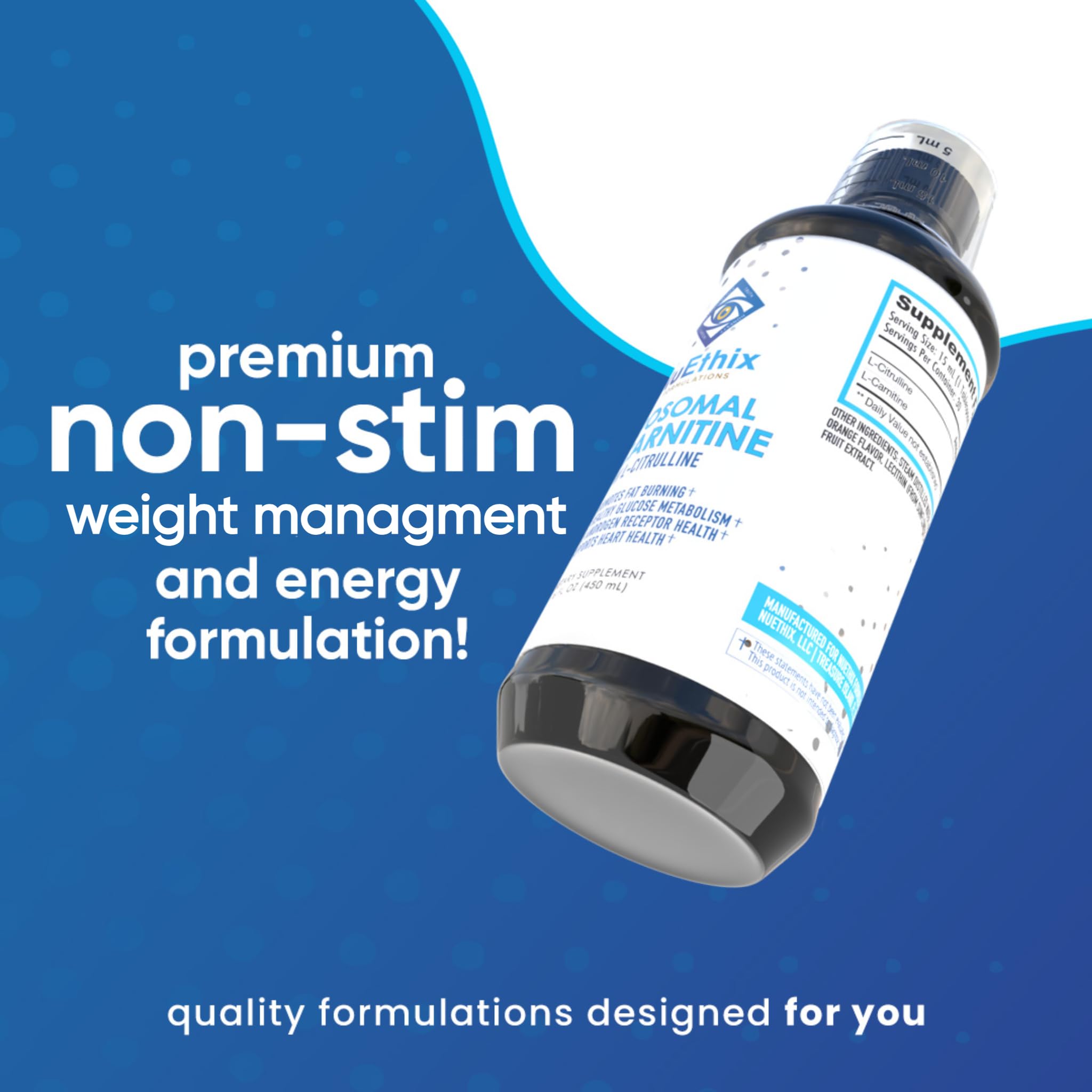 NuEthix Formulations Lipsomal L-Carnitine Supplement 600mg with L-Citrulline 1000mg NuEthix Formulations buy supplements canada