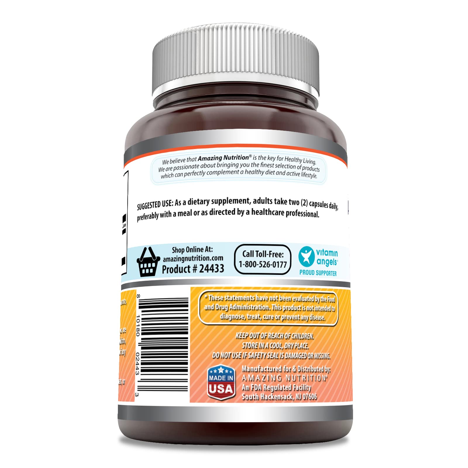 Amazing Formulas Berberine 1000mg Per Serving 120 Capsules Supplement | Non GMO Amazing Nutrition buy supplements canada