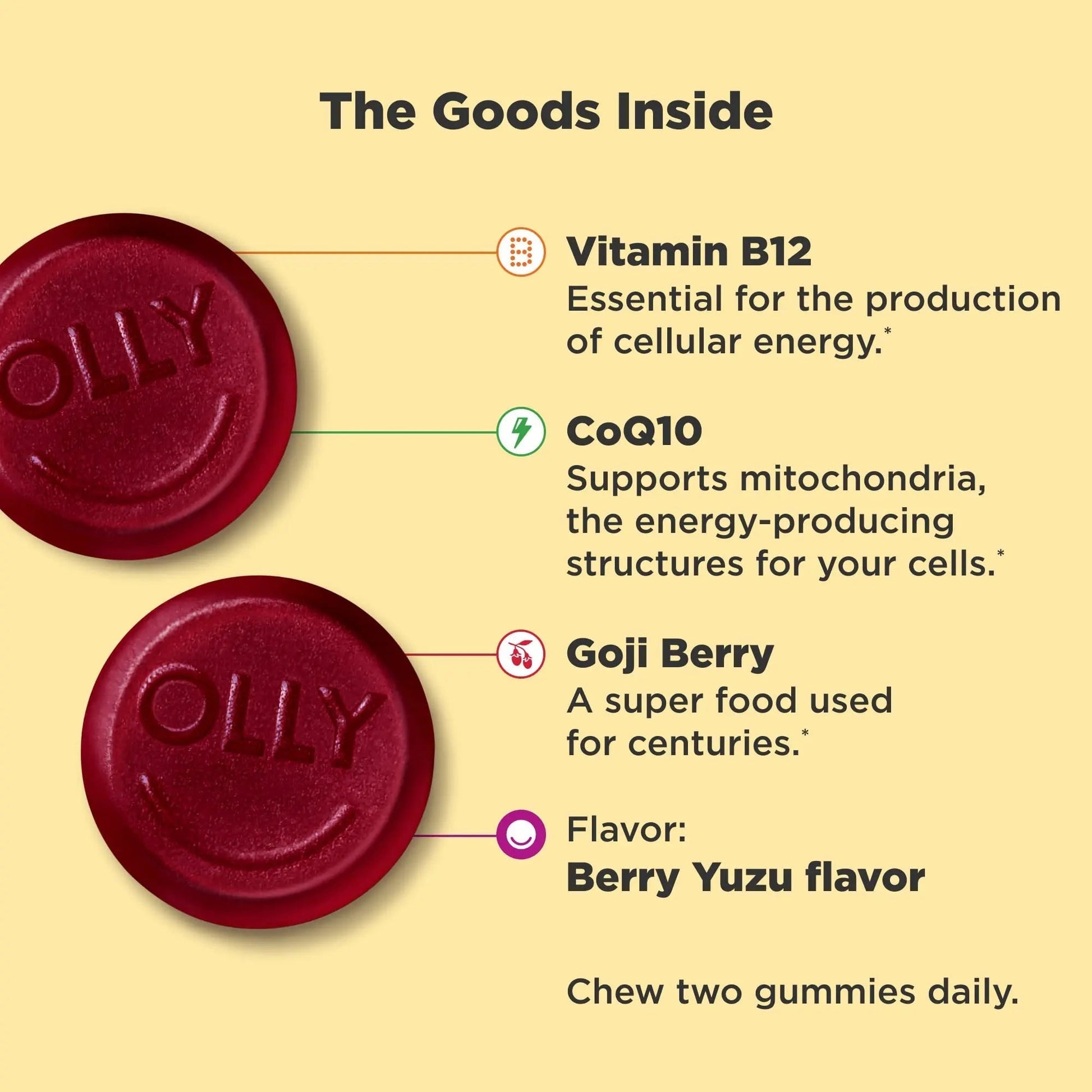 OLLY Men's Multivitamin Gummy, Overall Health and Immune Support, Vitamins A, C, D, E, B, Lycopene & Extra Strength Daily Energy Gummy OLLY buy supplements canada