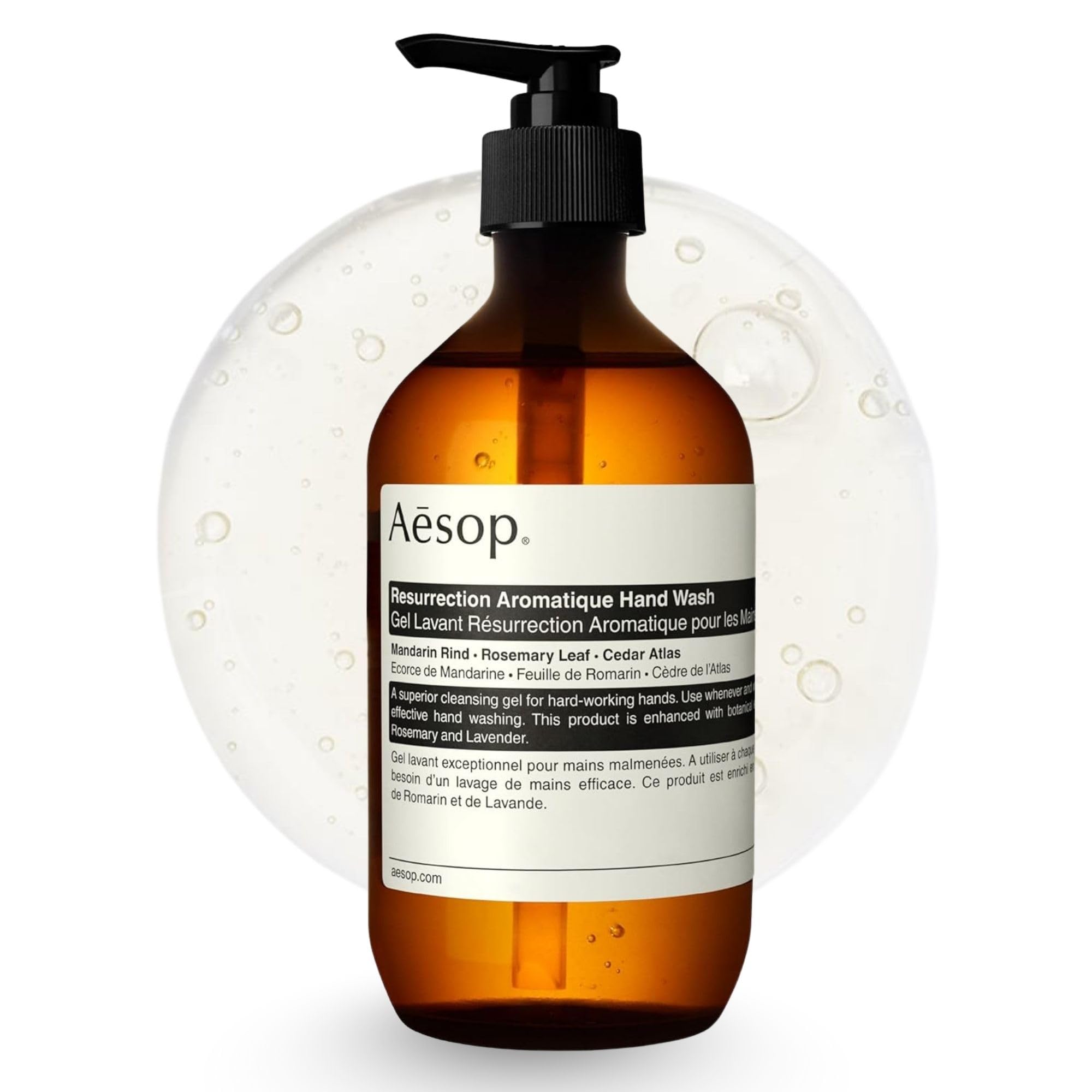 Aesop Resurrection Aromatique Hydrating Hand Wash | Gentle Non-Drying Hand Soap with Mandarin Rind, Rosemary, & Lavender Aesop buy supplements canada