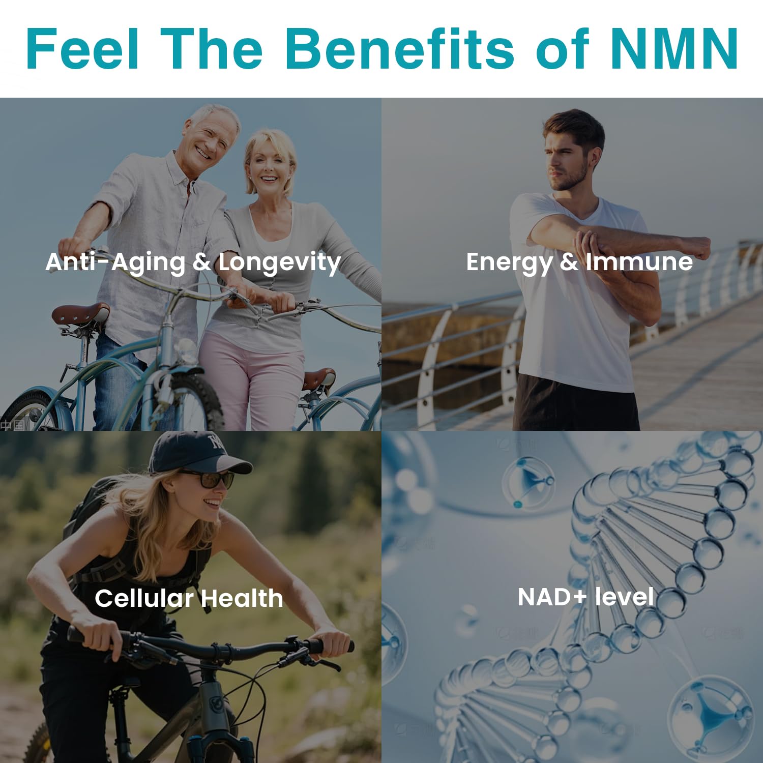 Vegan NMN Supplement 500mg, Higher Absorption - 99% Pure NMN (Nicotinamide Mononucleotide)for NAD+, Cellular Energy Immune Muscle, Anti-Aging & Longevity, Stabilized NMN - 60 Capsules (60 Days Supply) Nivantav buy supplements canada