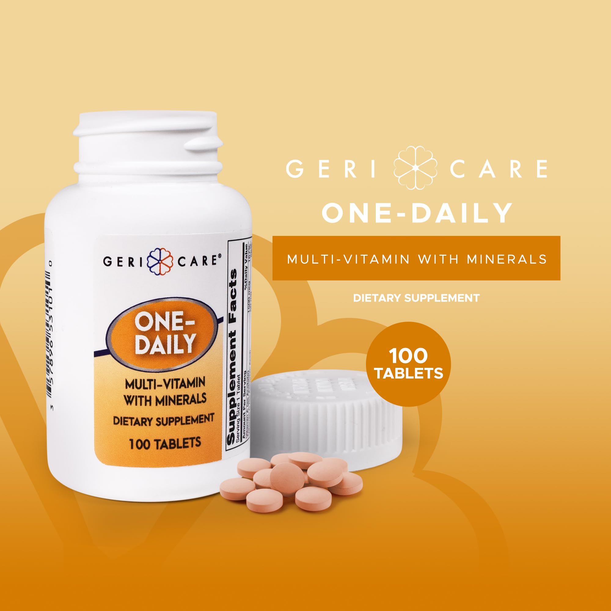 GeriCare One-Daily Multi-Vitamin & One-Daily Multi-Vitamin + Minerals Bundle – Complete Daily Nutritional Support with Essential Minerals for Energy GeriCare buy supplements canada