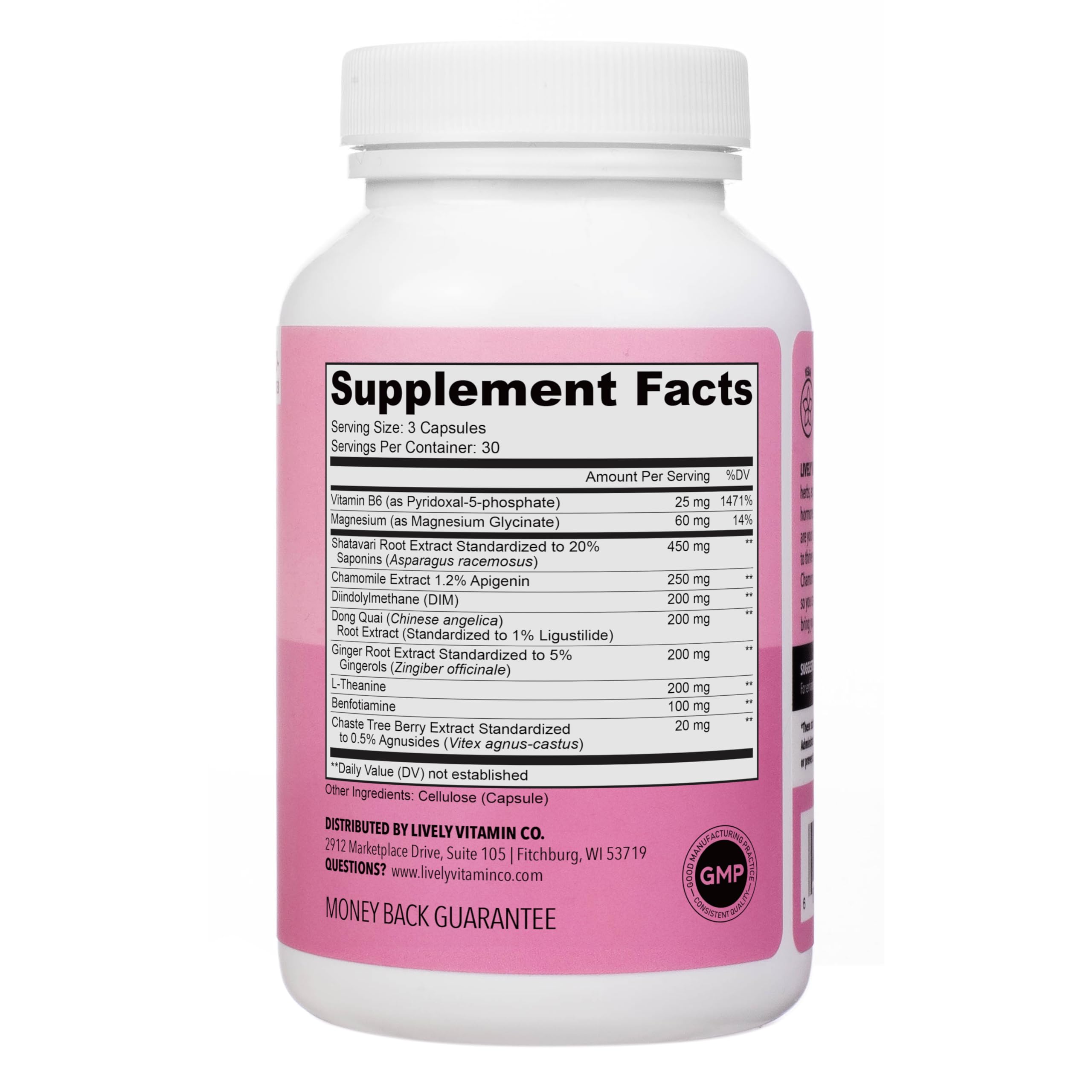 LIVELY VITAMIN CO. Get Even - Women's Hormonal Balance Blend - Helps Reduce Severity of Periods, PMS & Menopause - Eases Cramps & Bloating - Mood Regulation - Period Pain & Discomfort - 90 Count LIVELY VITAMIN CO buy supplements canada