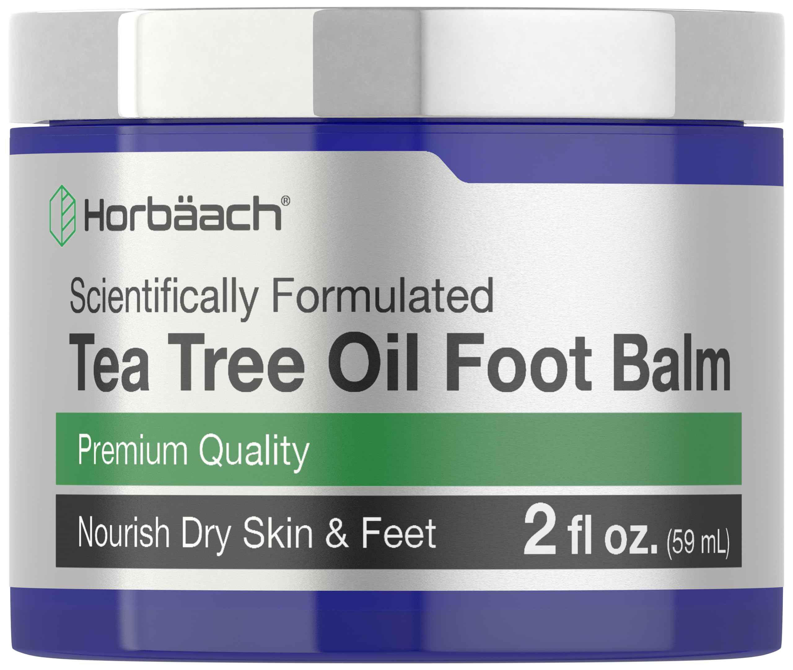 Tea Tree Oil Foot Balm | 2 oz | Moisturizes and Nourishes Dry Skin & Feet | Scientifically Horbäach buy supplements canada