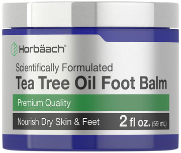 Tea Tree Oil Foot Balm | 2 oz | Moisturizes and Nourishes Dry Skin & Feet | Scientifically Horbäach buy supplements canada