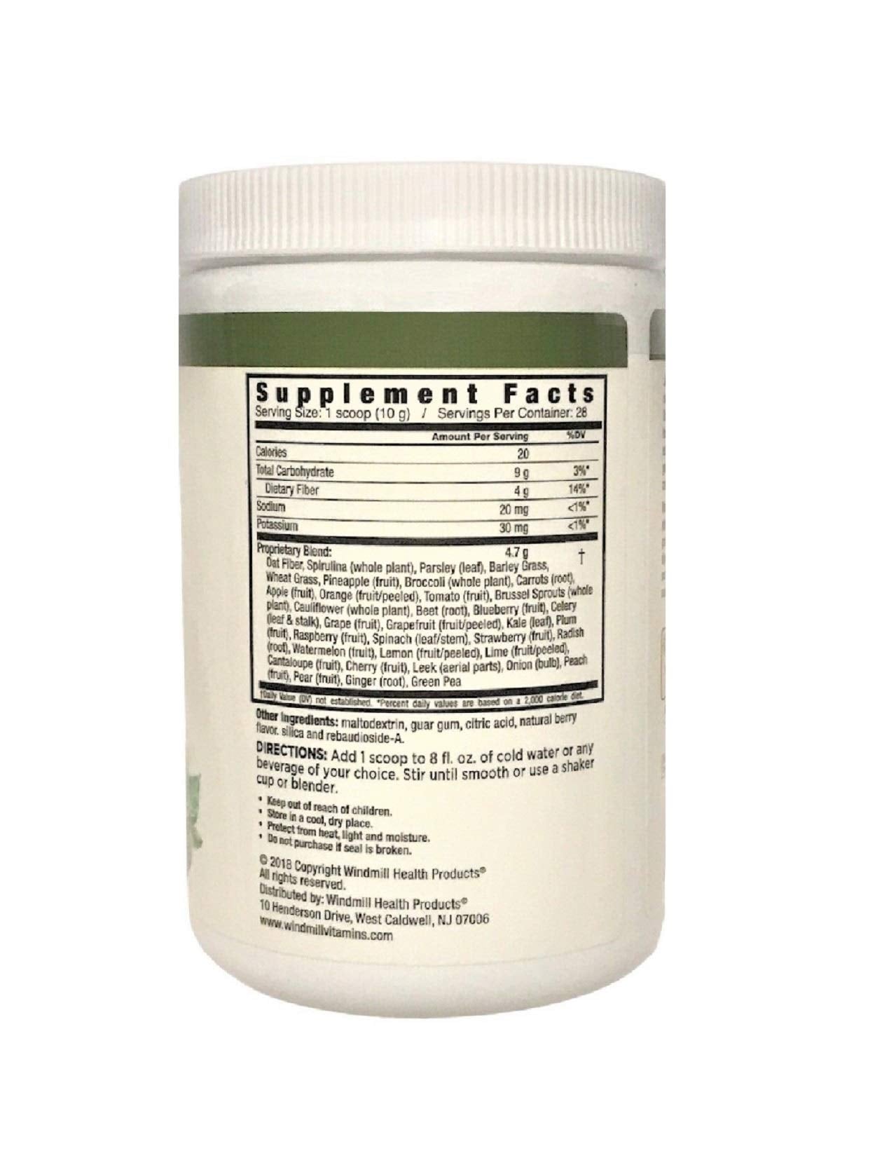 Nutrition Works Greens Powder Greens & Superfoods - Berry Flavor - 9.88 Oz (20 Servings) Nutrition Works buy supplements canada