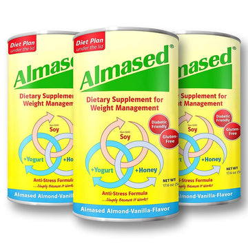 Almased Vanilla shakes – Gluten-Free, non-GMO Powder – Boost High Protein, Vanilla Flavor Almased buy supplements canada