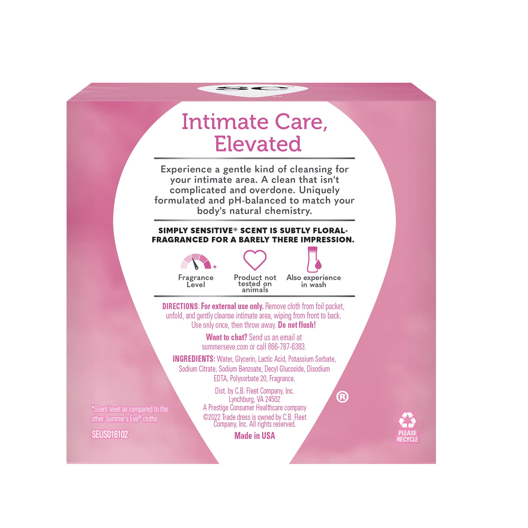 Summer's Eve Feminine Cleansing Wipes, Simply Sensitive, 16 Count, 3 Pack Summer's Eve buy supplements canada