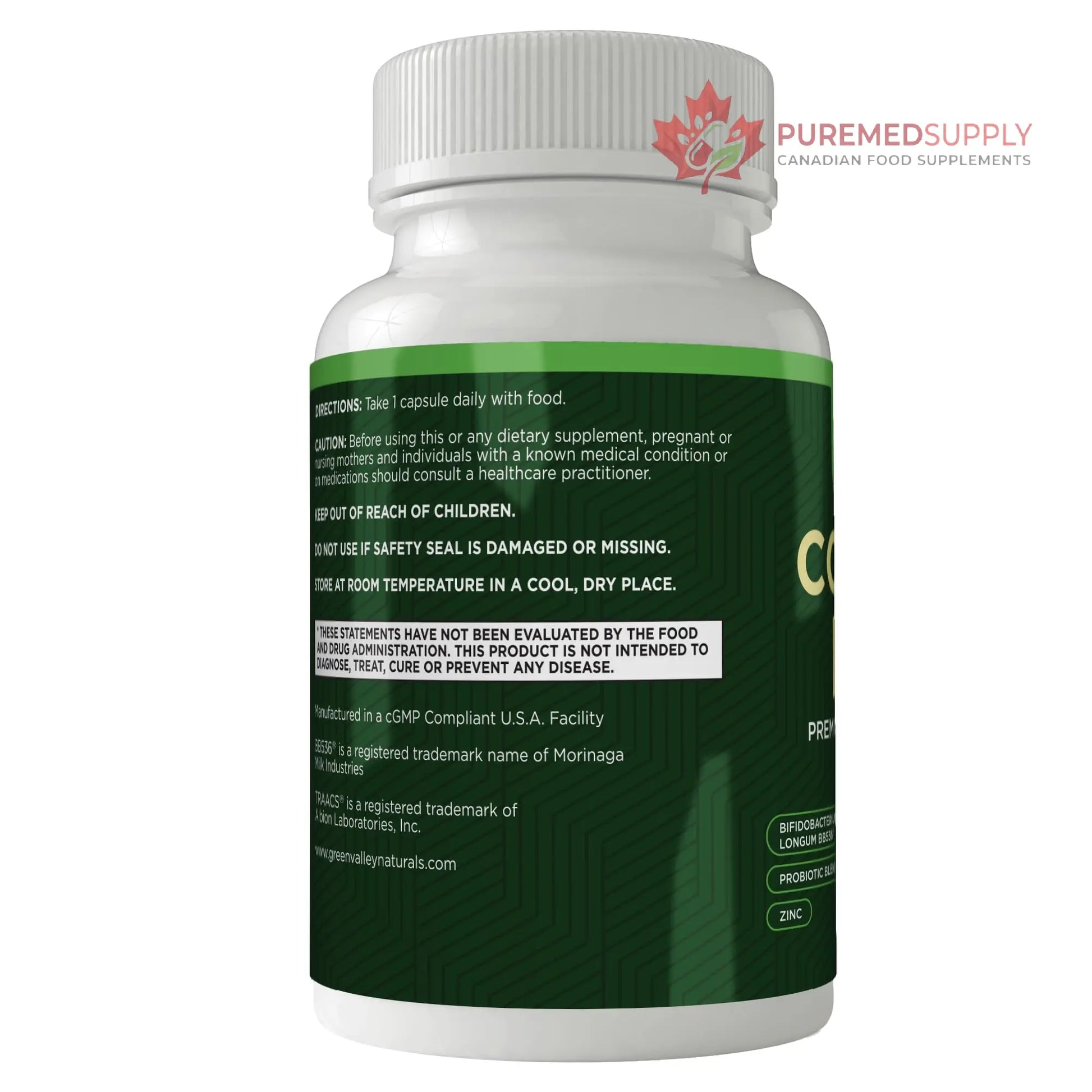 ComfortPro™ Daily Probiotics for Digestive Health | Constipation Relief & Bloating Support for Women & Men | Gut Cleanse with Zinc | Helps Reduce Gas & Promotes Digestive Regularity | Valley Formula GREEN VALLEY NATURALS buy supplements canada