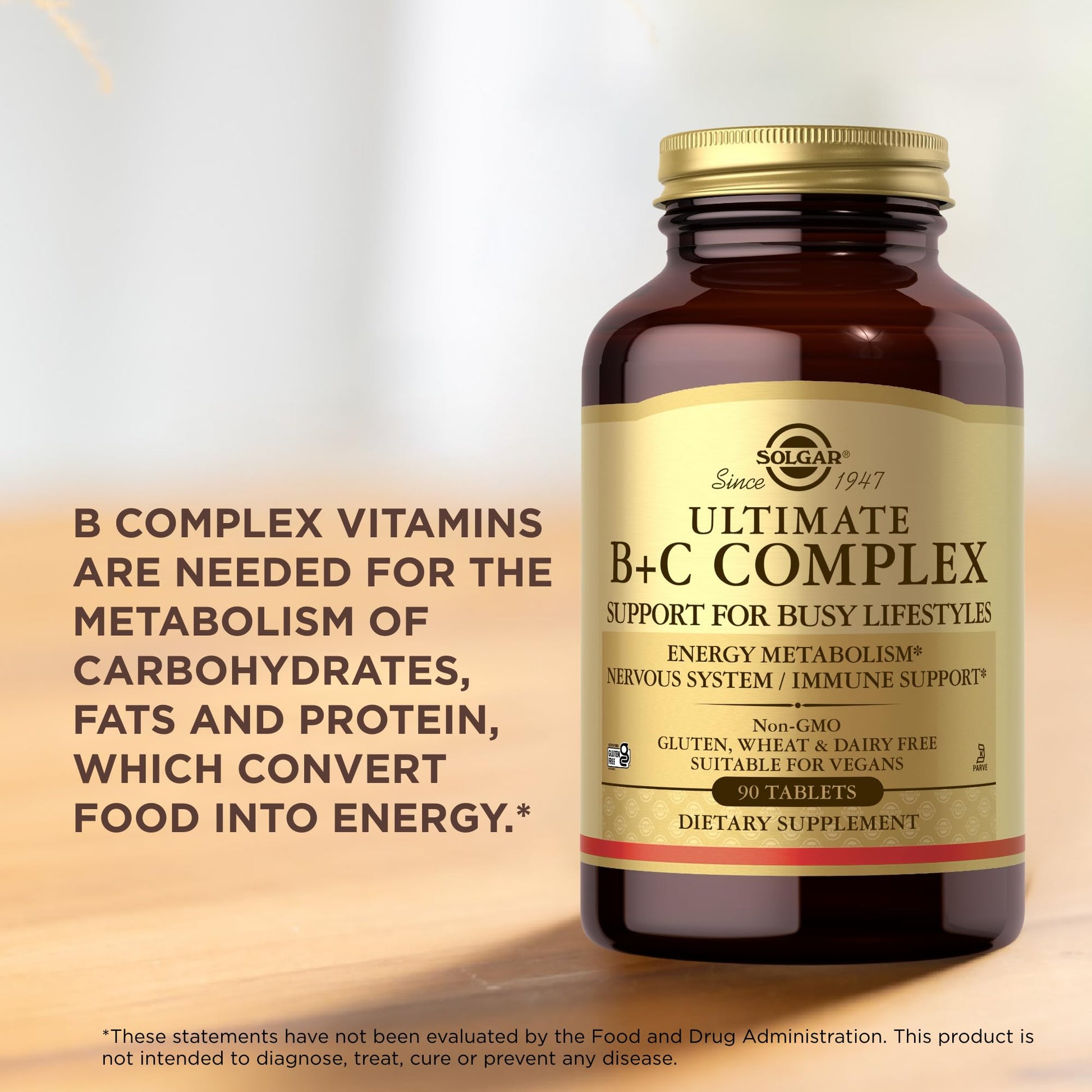 Solgar Ultimate B+C Complex Stress Formula 90 Tablets (Pack of 2) Solgar buy supplements canada