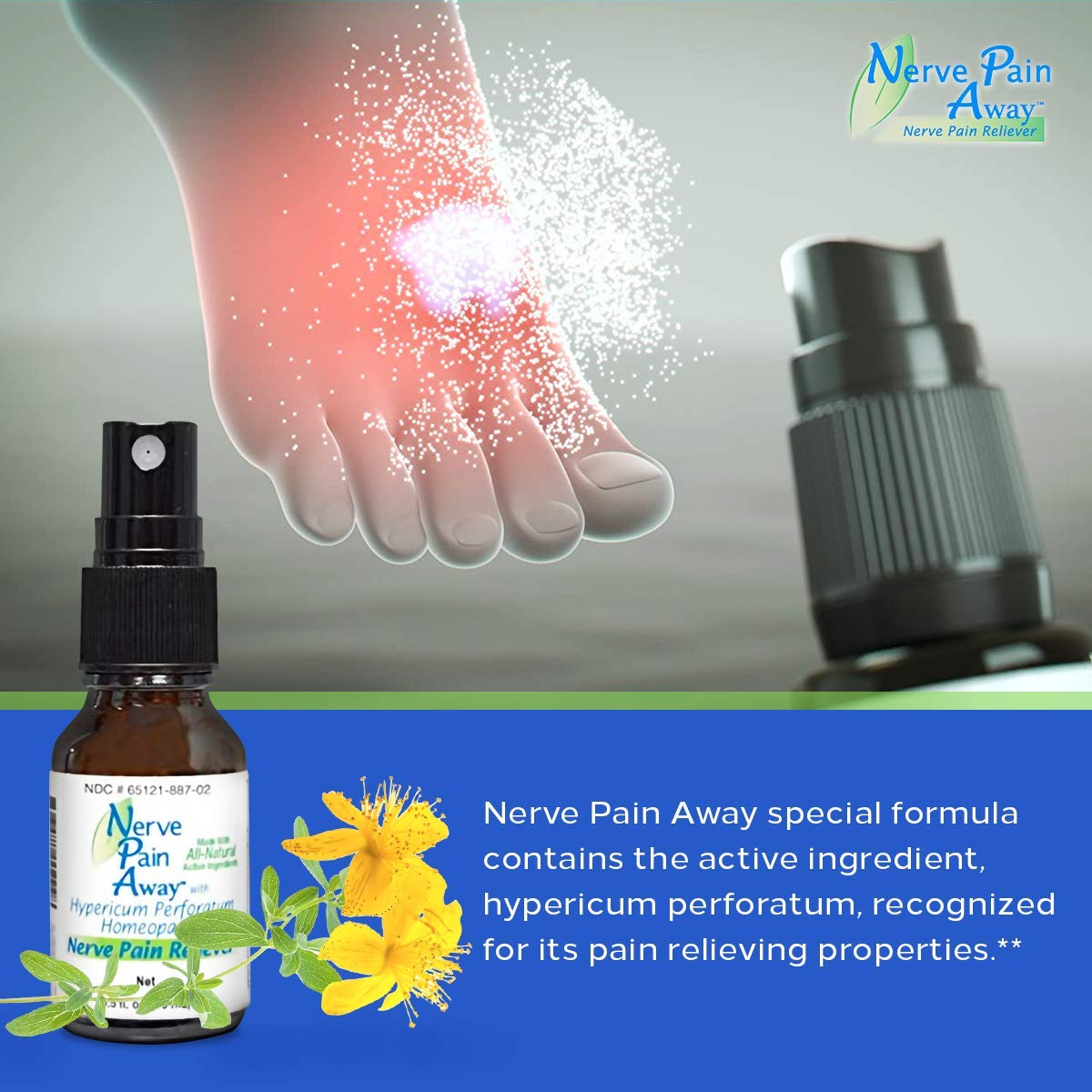 Nerve Pain Away – Homeopathic Topical Spray for Temporary Nerve Pain Relief in Hands and Feet Nerve Pain Away buy supplements canada