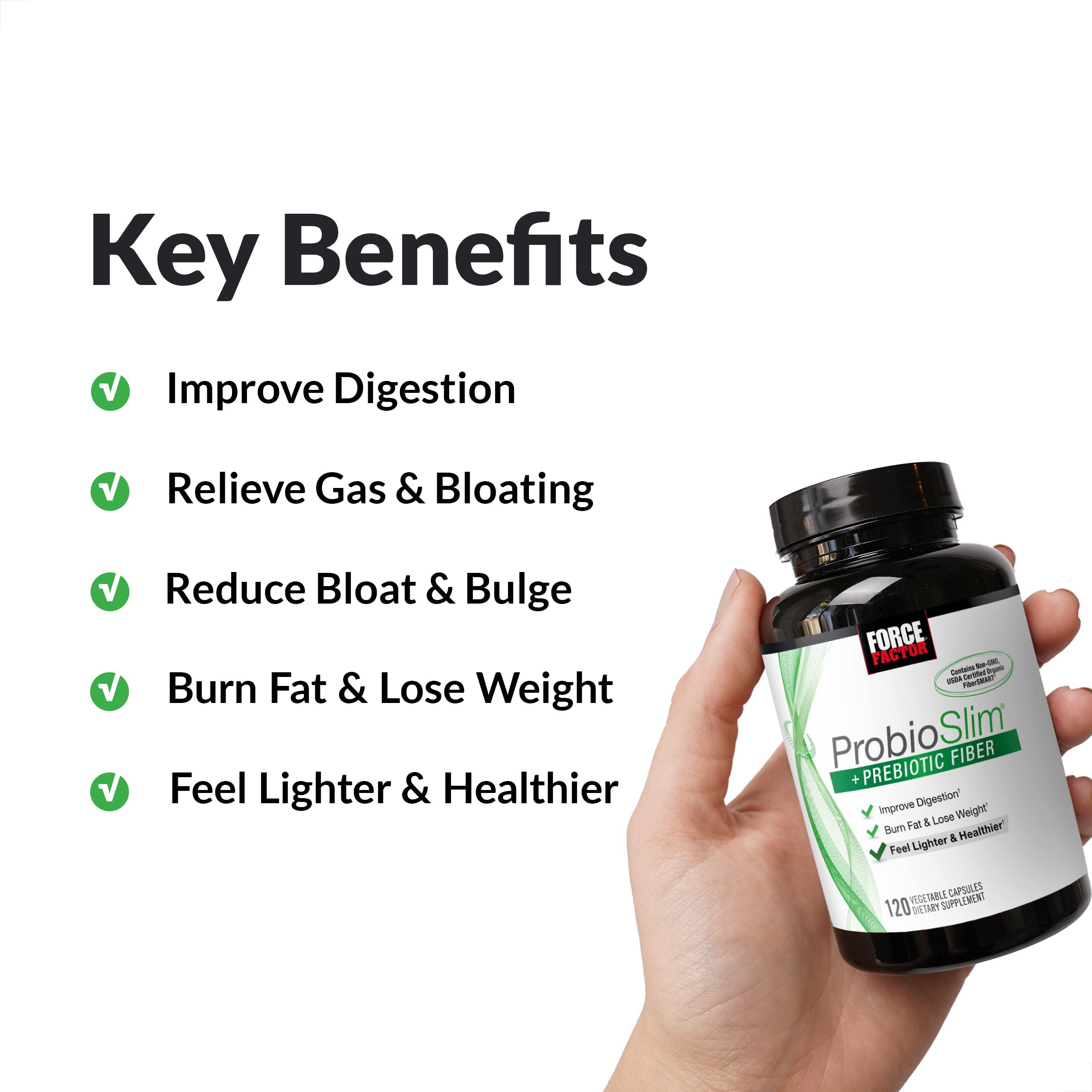 Force Factor ProbioSlim + Prebiotic Fiber Weight Loss Supplement for Women and Men Force Factor buy supplements canada